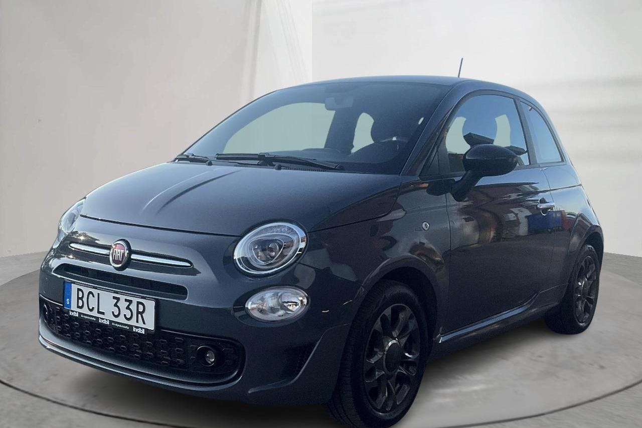 Fiat 500 Hybrid (70hk) - 4 490 mil - Manuell - grå - 2022