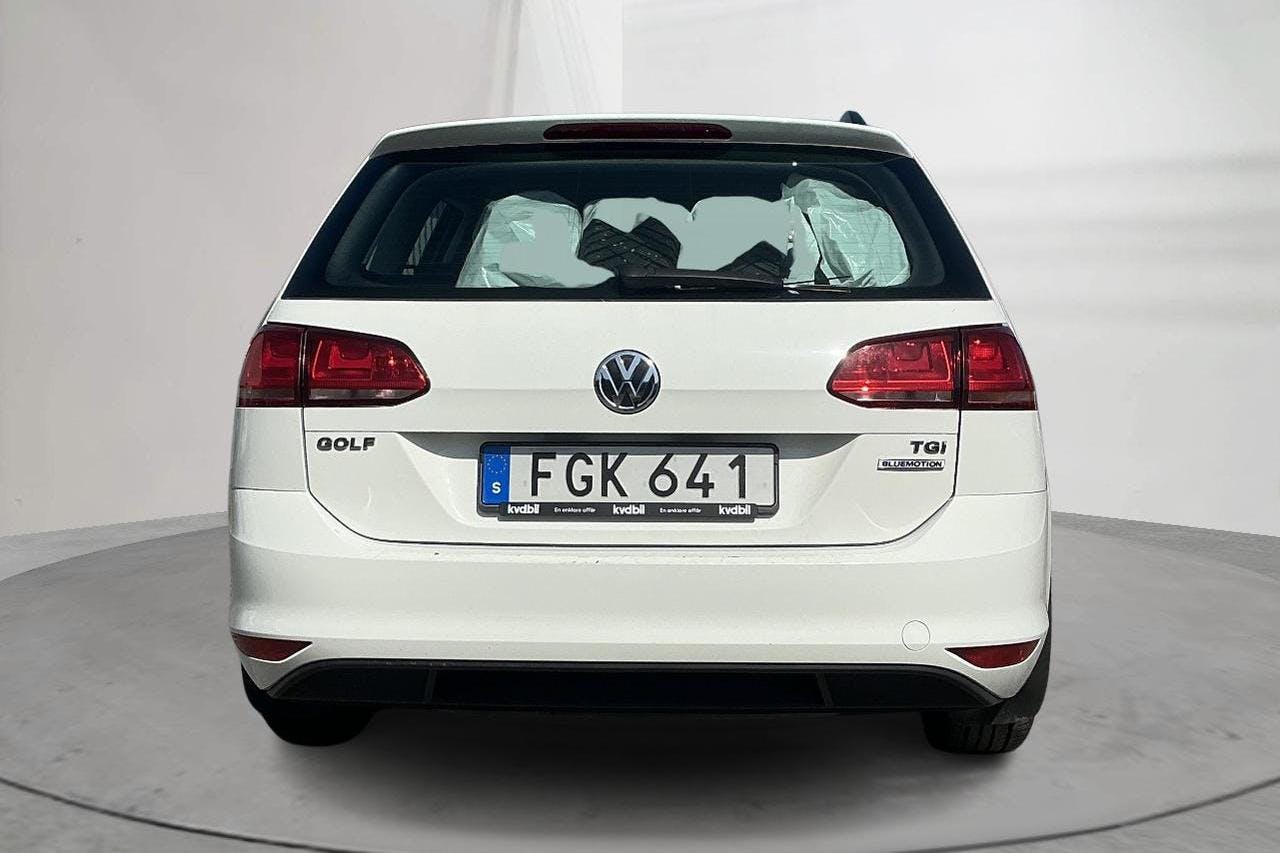 VW Golf VII 1.4 TGI BlueMotion Sportscombi (110hk) - 46 250 km - Käsitsi - valge - 2015