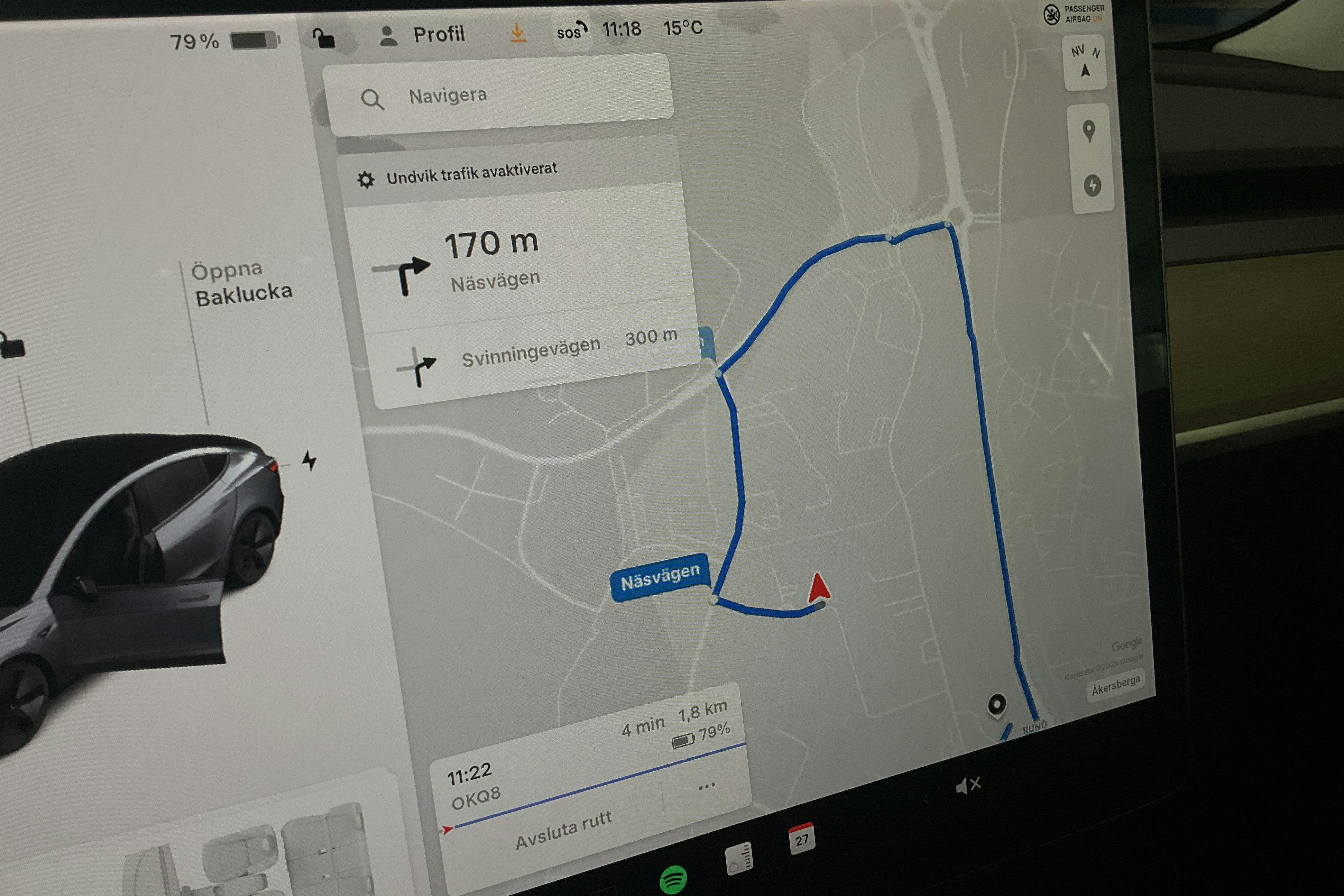 Tesla Model 3 Long Range Dual Motor AWD - 1 879 mil - Automat - grå - 2021