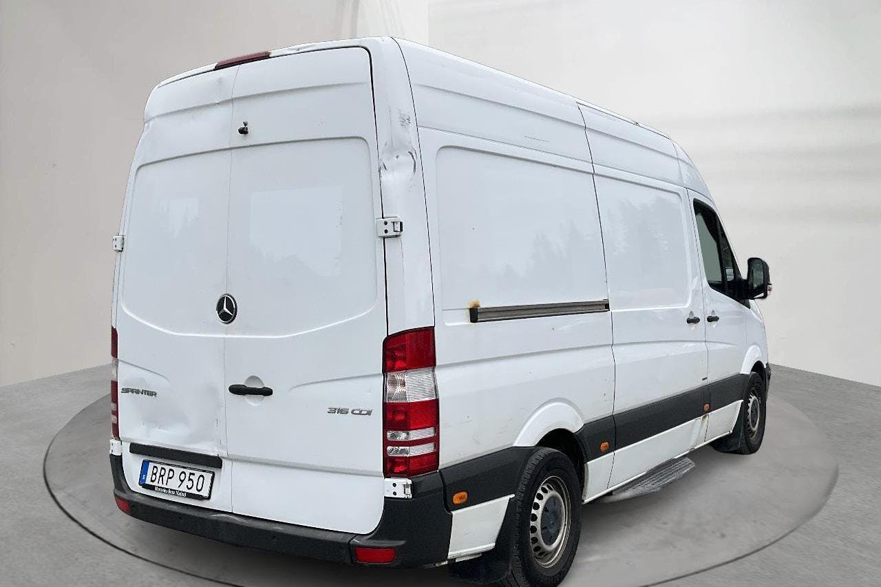 Mercedes Sprinter 316 CDI (163hk) - 39 826 mil - Automat - vit - 2018
