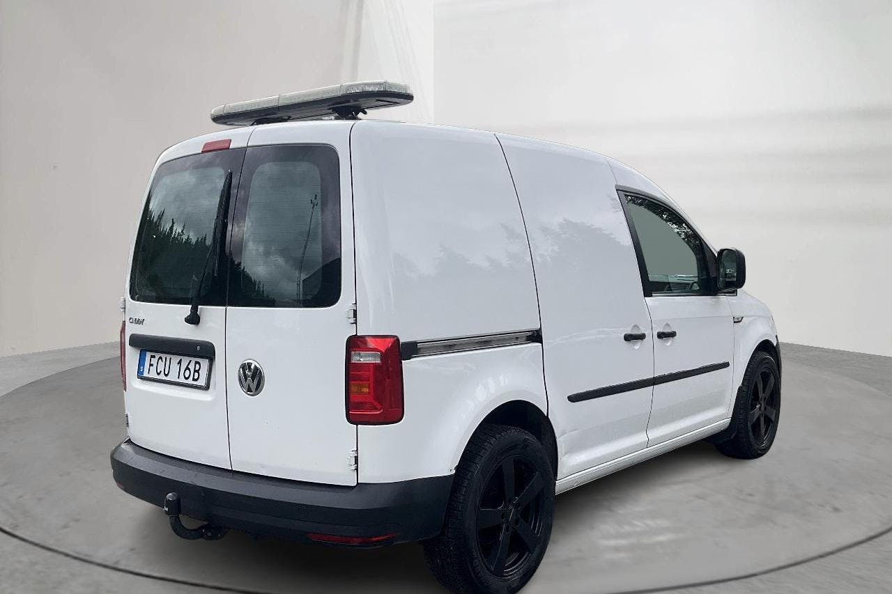 VW Caddy 2.0 TDI Skåp (75hk) - 171 590 km - Käsitsi - valge - 2019
