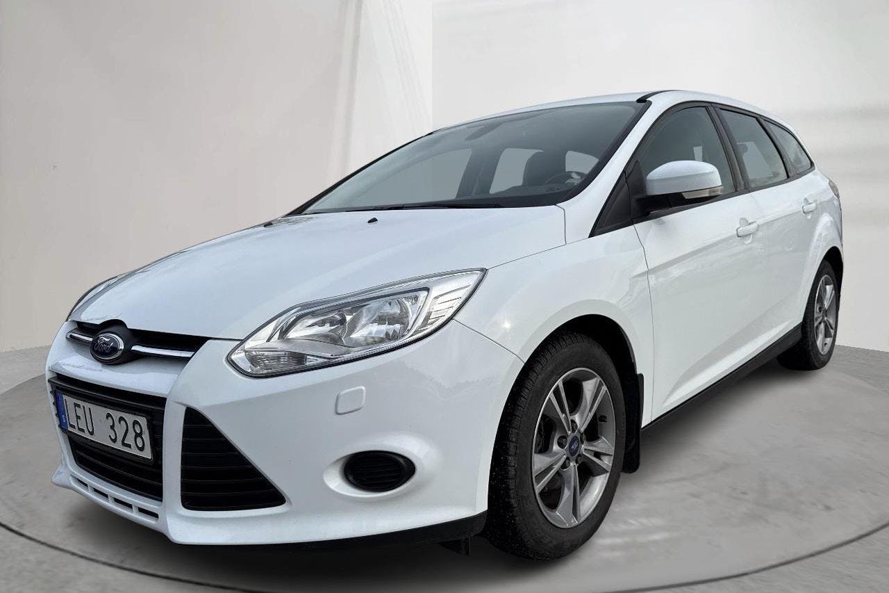 Ford Focus 1.0 EcoBoost Kombi (100hk) - 11 023 mil - Manuell - vit - 2013