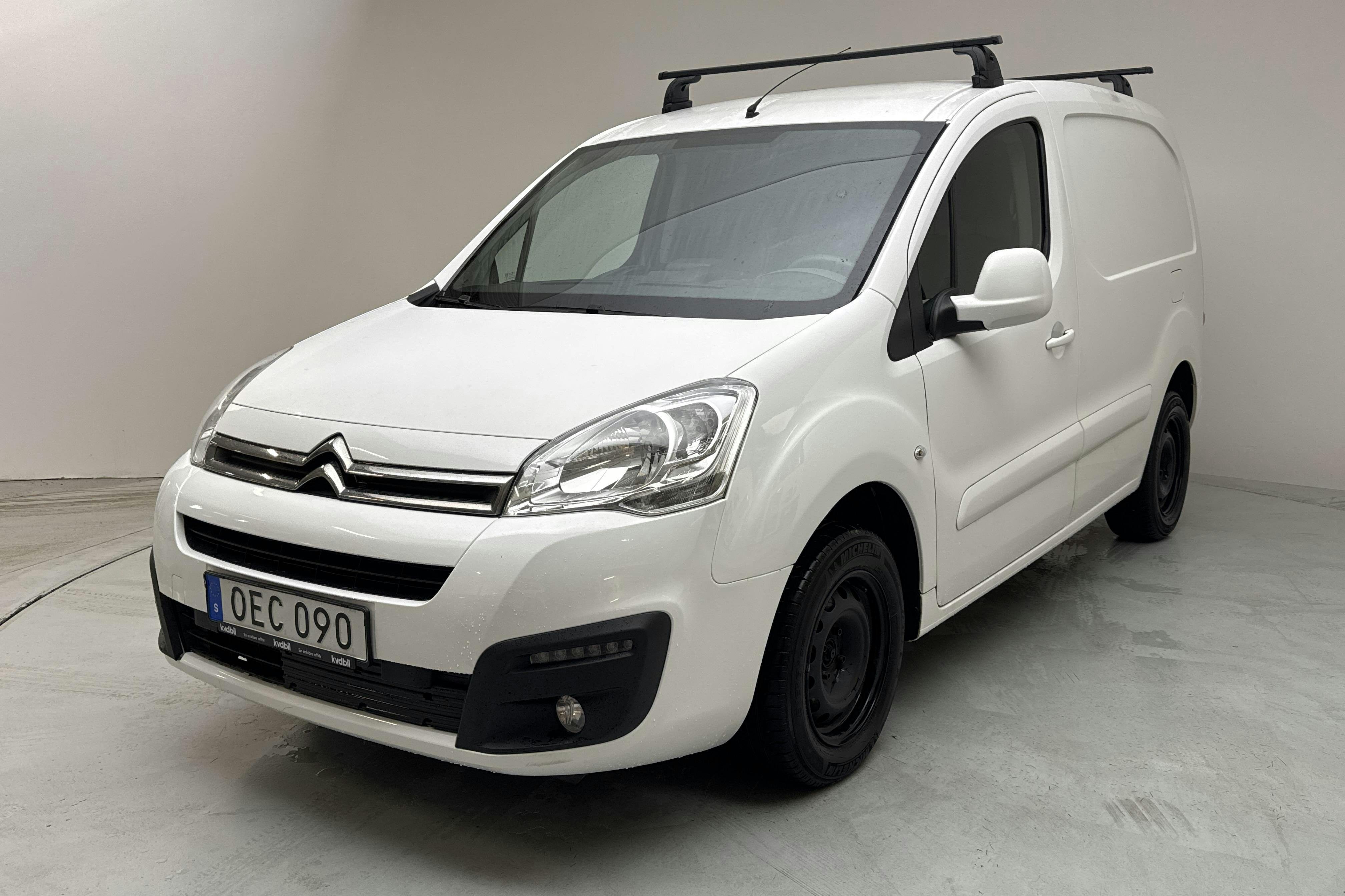 Citroën Berlingo 1.6 BlueHDi Skåp (100hk) - 8 916 mil - Manuell - vit - 2016