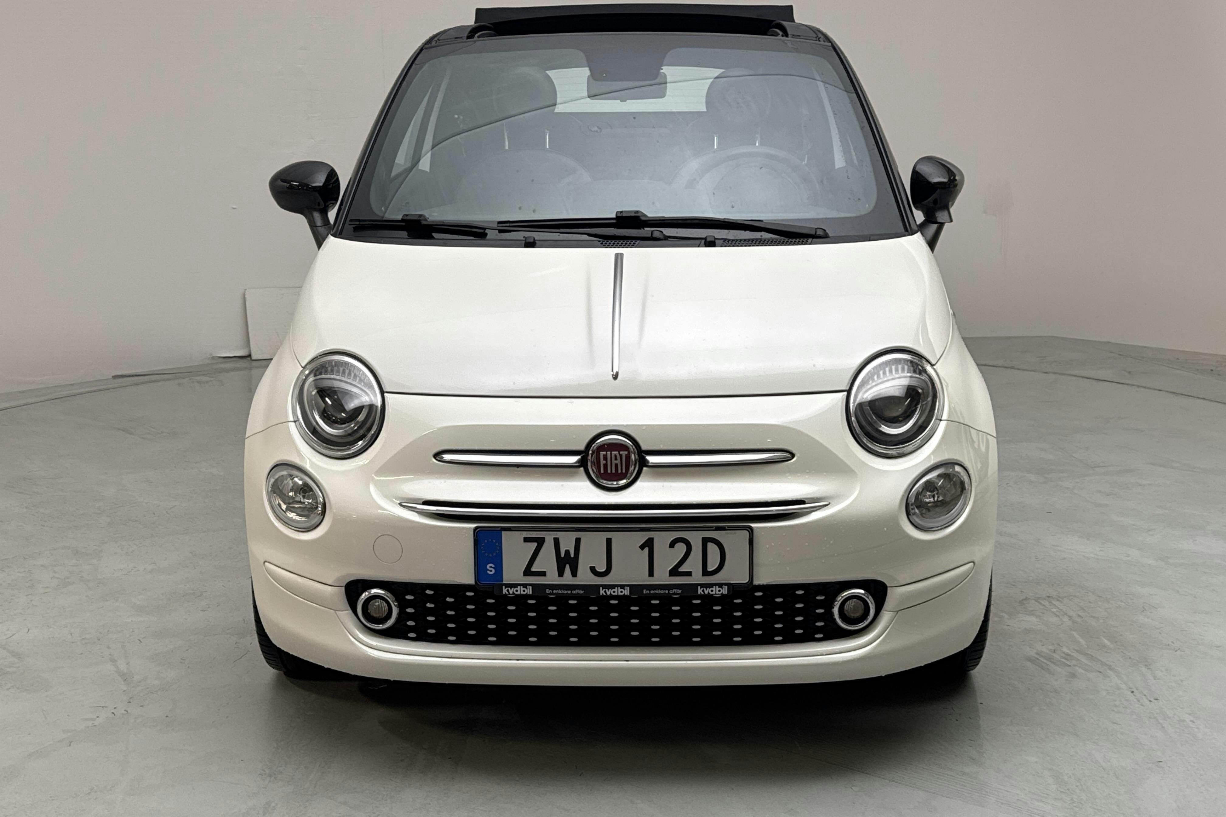 Fiat 500C 1.2 (69hk) - 27 840 km - Manual - white - 2020