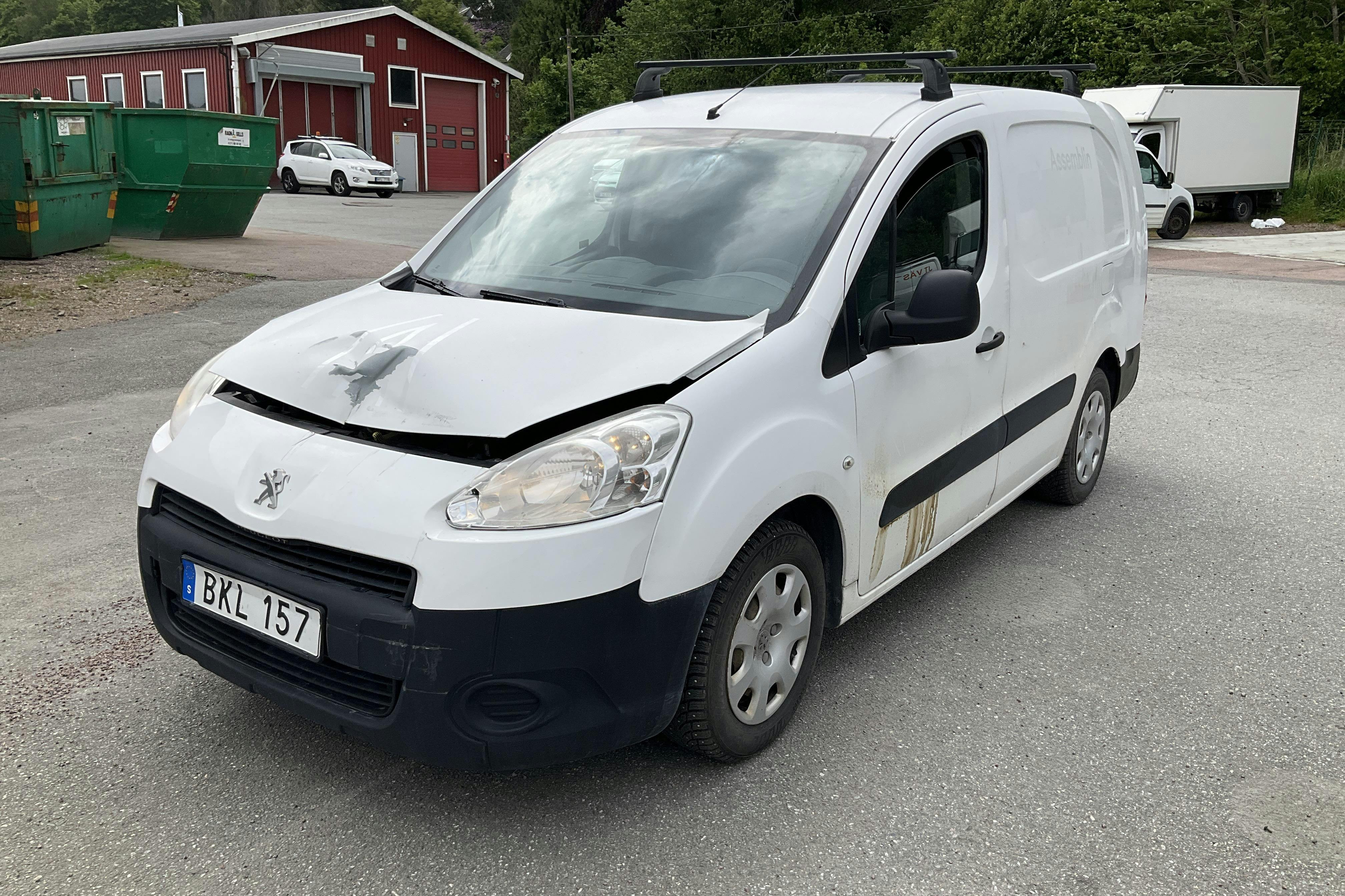 Peugeot Partner 1.6 e-HDI Skåp (90hk) - 12 287 mil - Manuell - vit - 2014