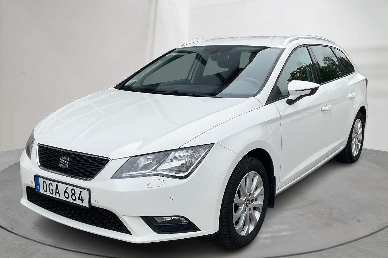 Seat Leon 1.2 TSI ST (110hk) - 14 318 mil - Automat - vit - 2016