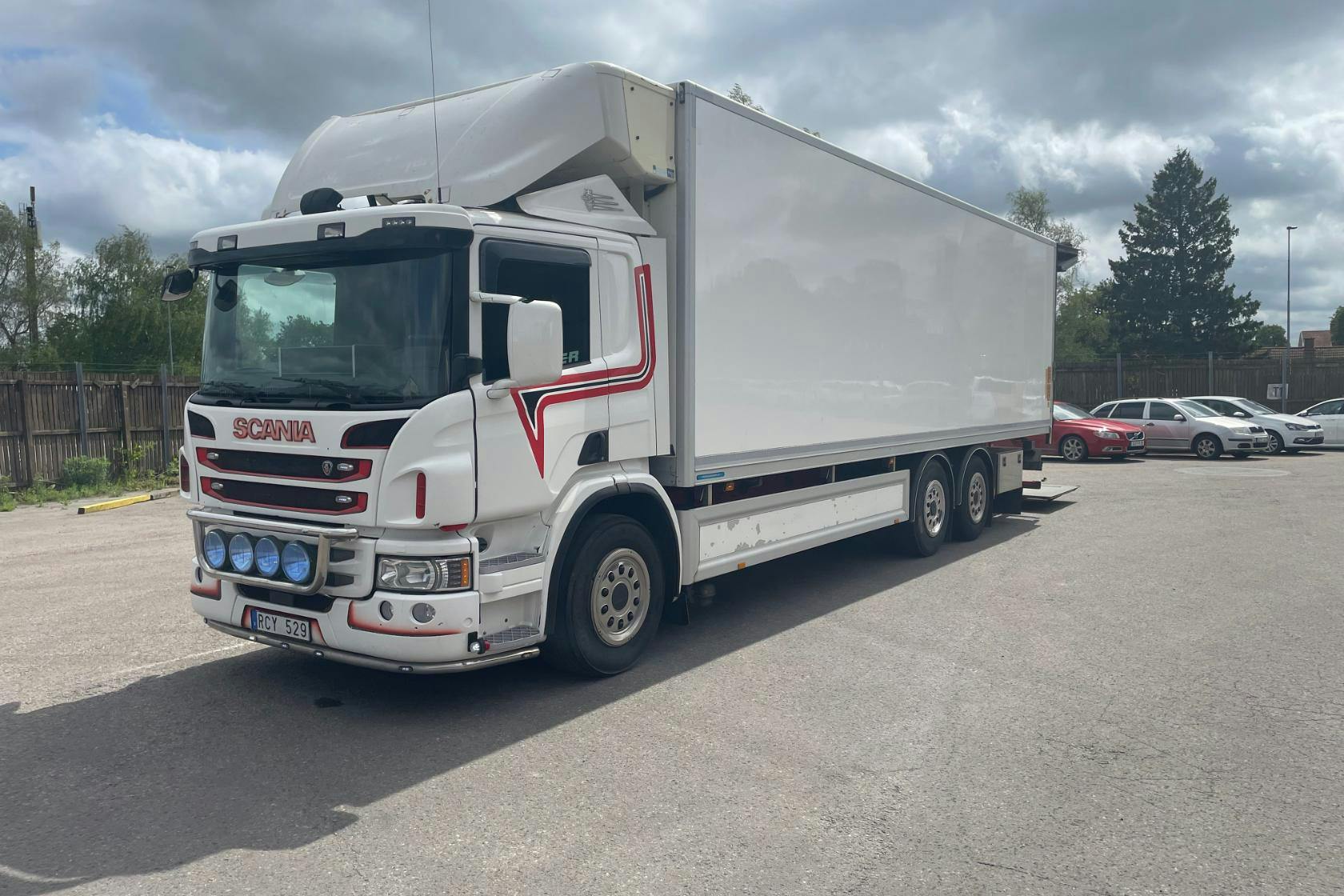 Scania P440LB MNB - 862 076 km - Automat - vit - 2014