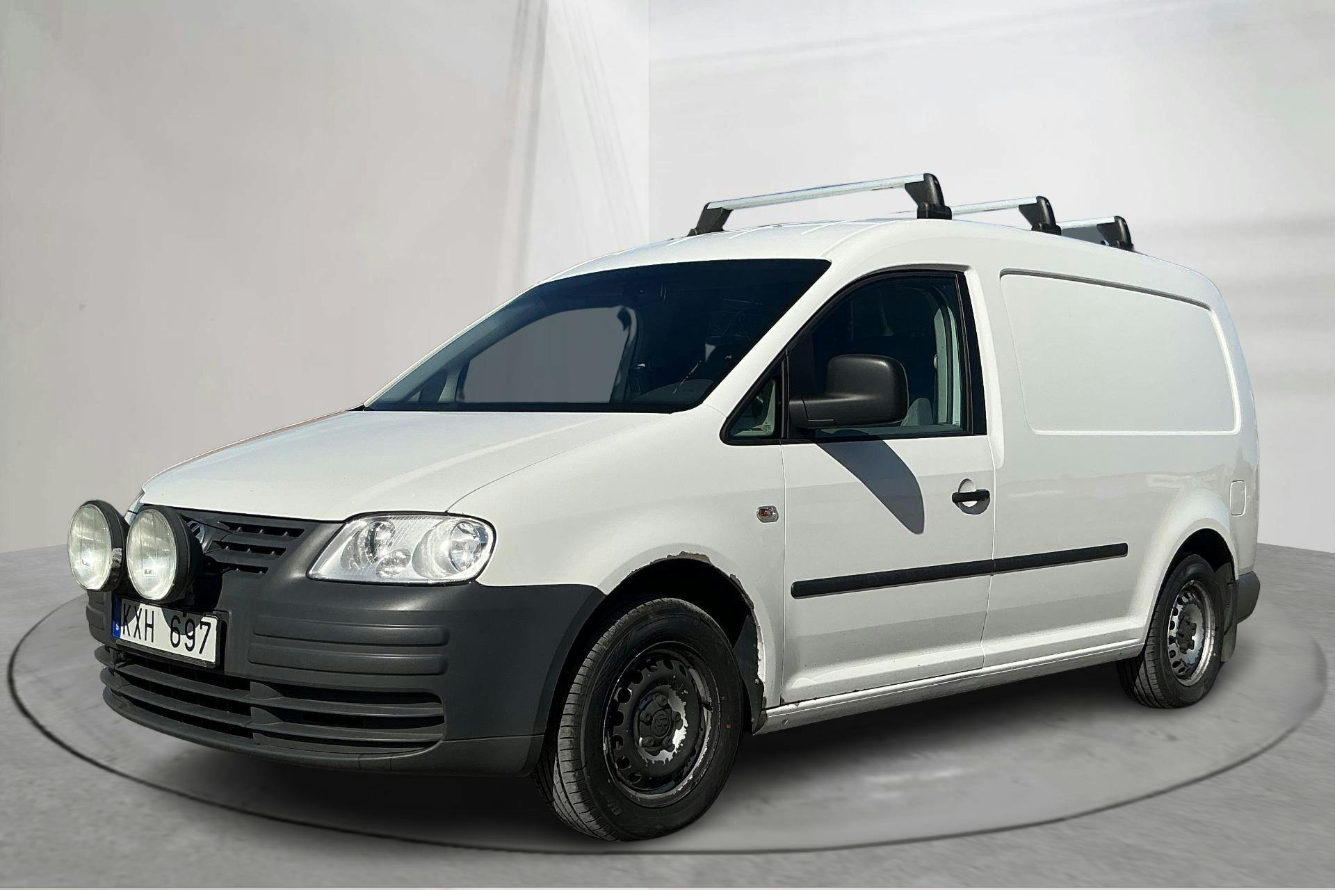 VW Caddy 1.9 TDI Maxi Skåp (105hk) - 19 678 mil - Manuell - vit - 2010