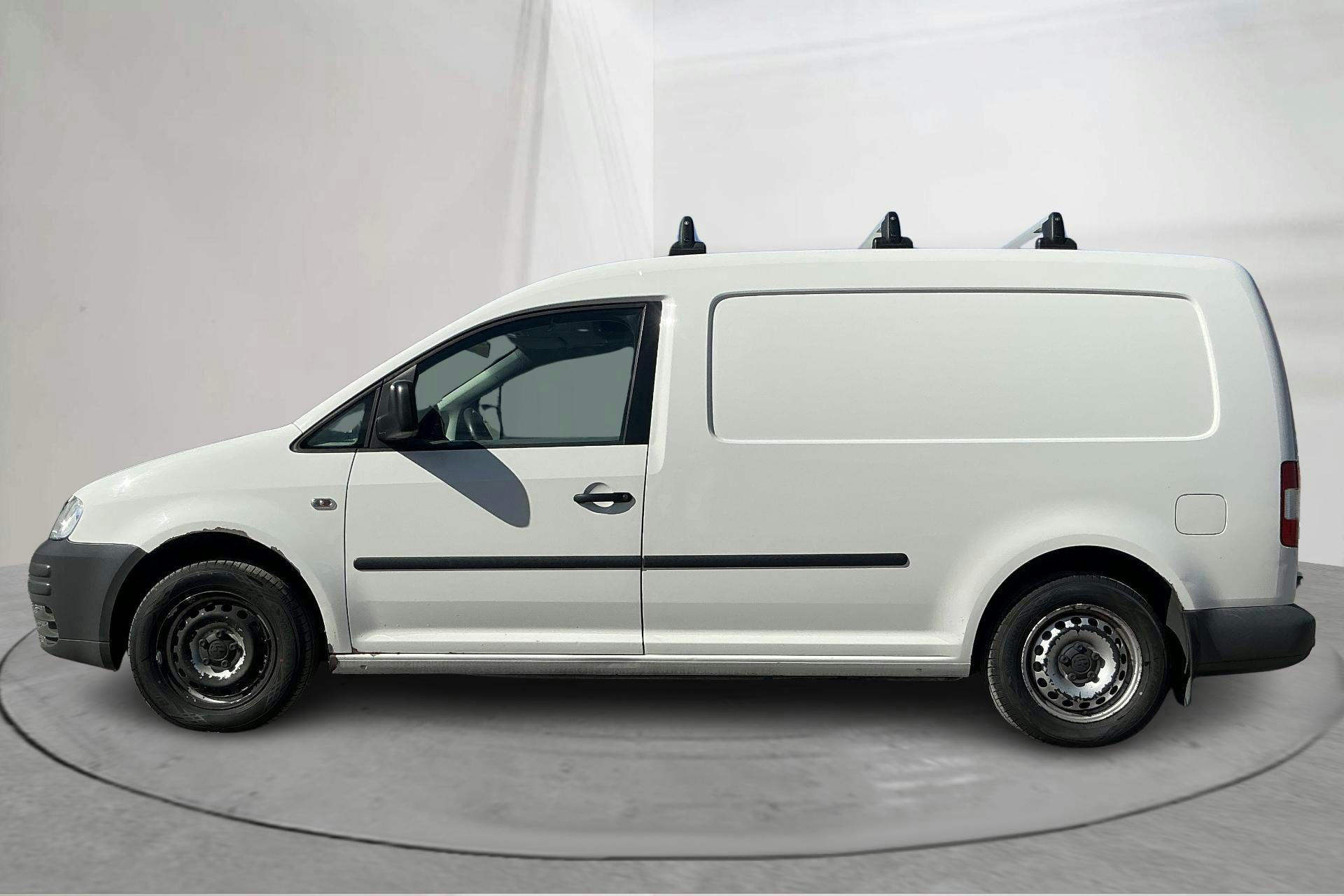 Presentationsfoto 2 av 13: VW Caddy 1.9 TDI Maxi Skåp (105hk) - 19 678 mil - Manuell - vit - 2010