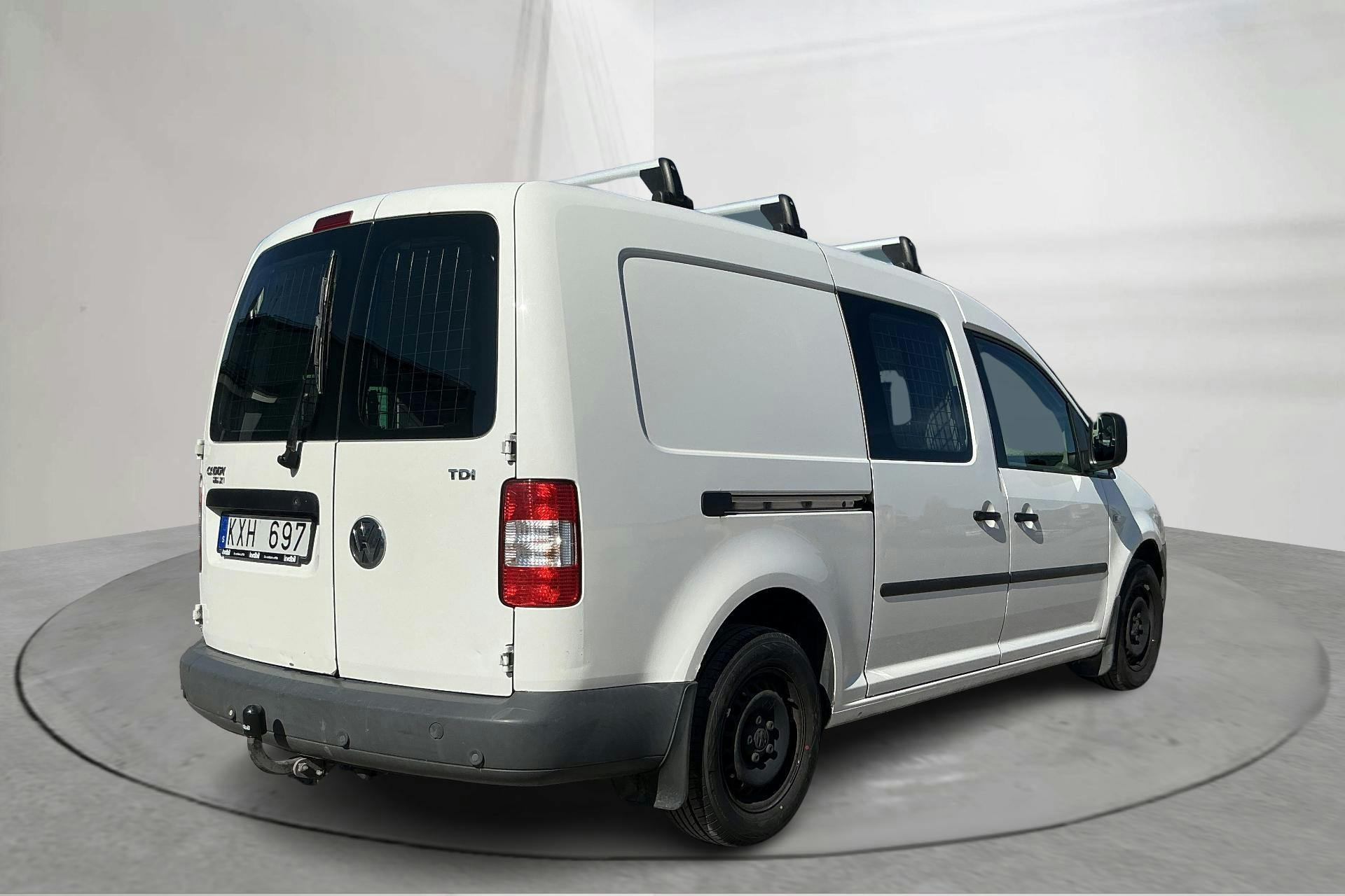 VW Caddy 1.9 TDI Maxi Skåp (105hk) - 19 678 mil - Manuell - vit - 2010