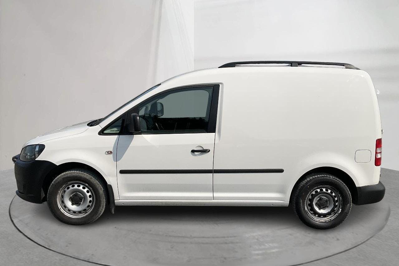VW Caddy 1.6 TDI Skåp (102hk) - 16 306 mil - Automat - vit - 2015