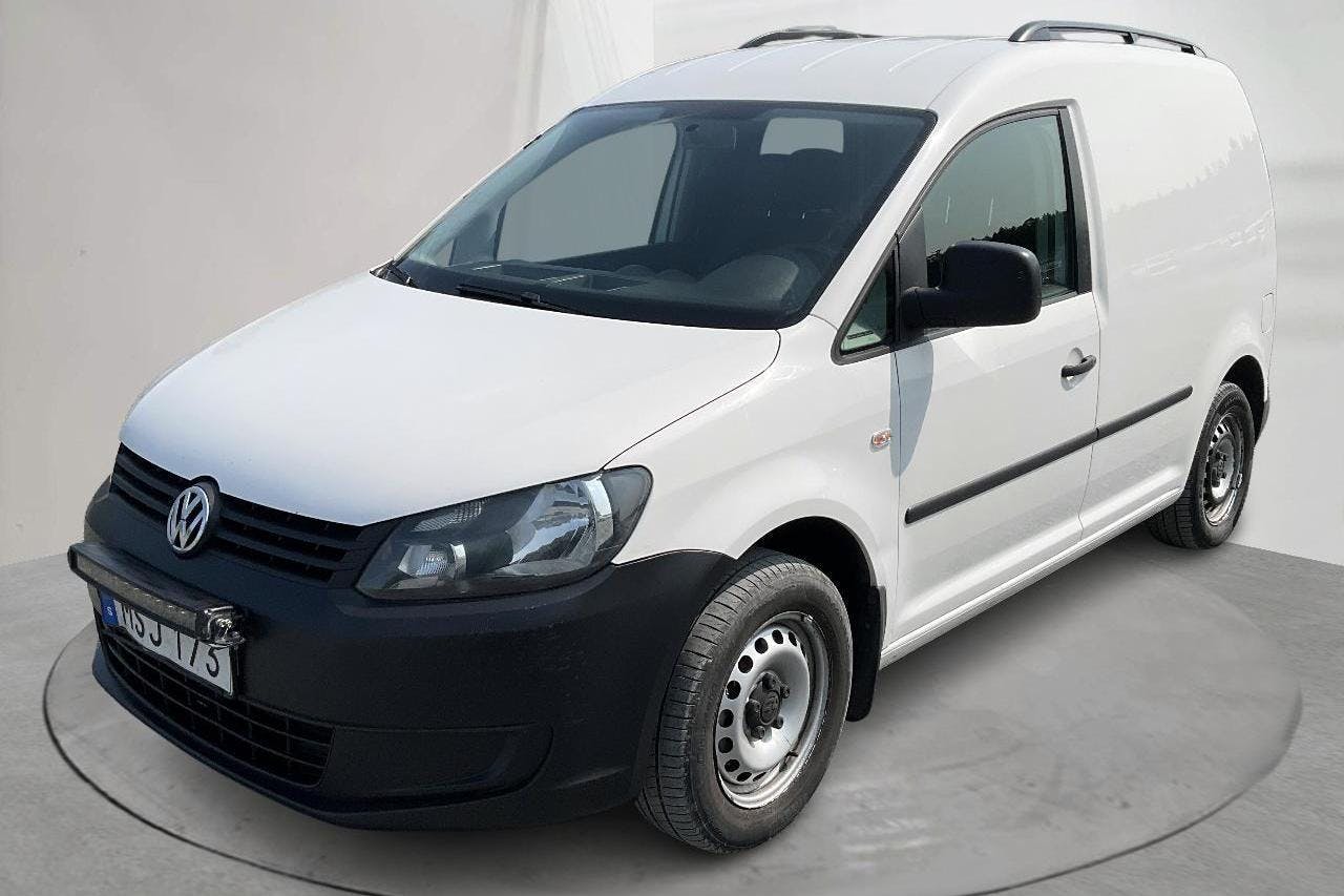 VW Caddy 1.6 TDI Skåp (102hk) - 16 306 mil - Automat - vit - 2015