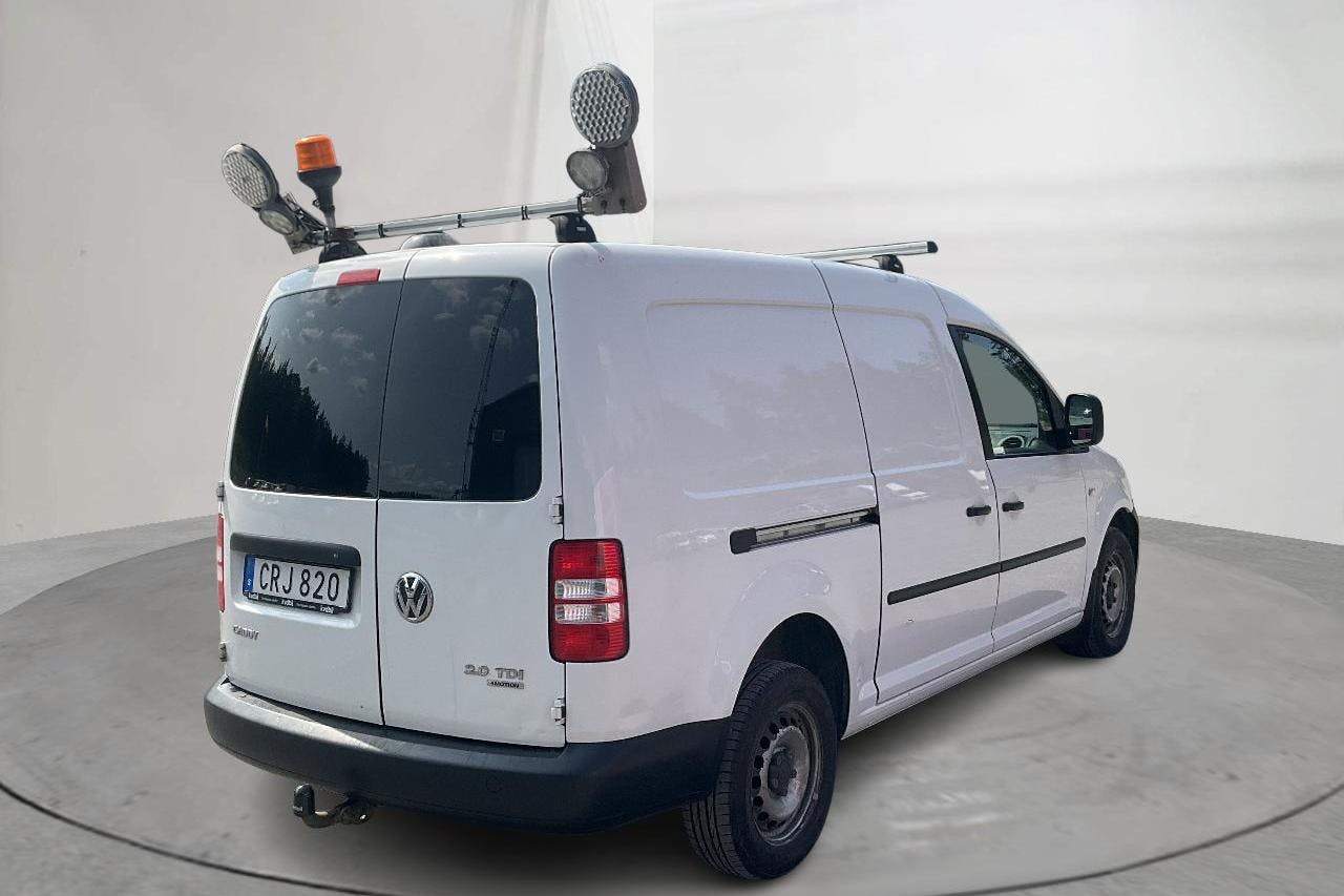 VW Caddy 2.0 TDI Maxi Skåp 4-motion (110hk) - 19 571 mil - Manuell - vit - 2015