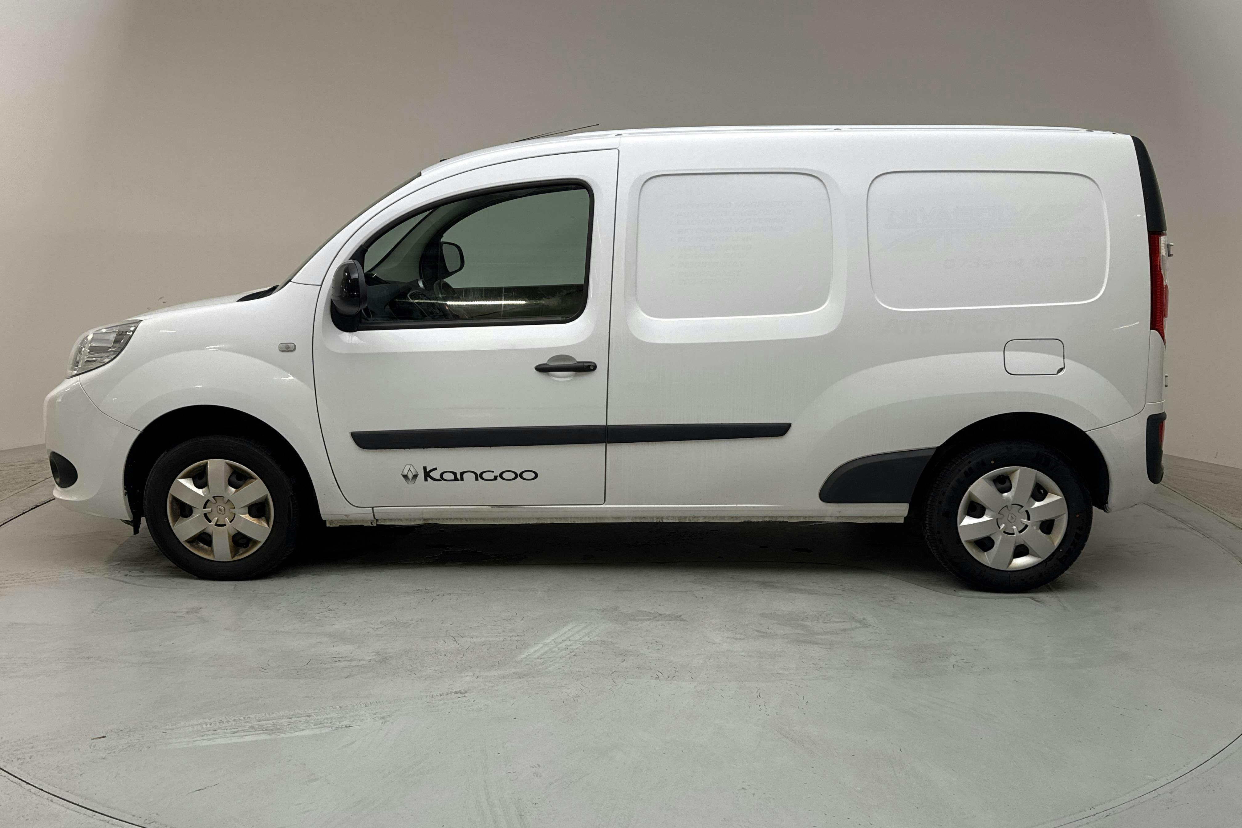 Presentationsfoto 2 av 14: Renault Kangoo 1.5 dCi Maxi skåp (90hk) - 15 895 mil - Manuell - vit - 2019