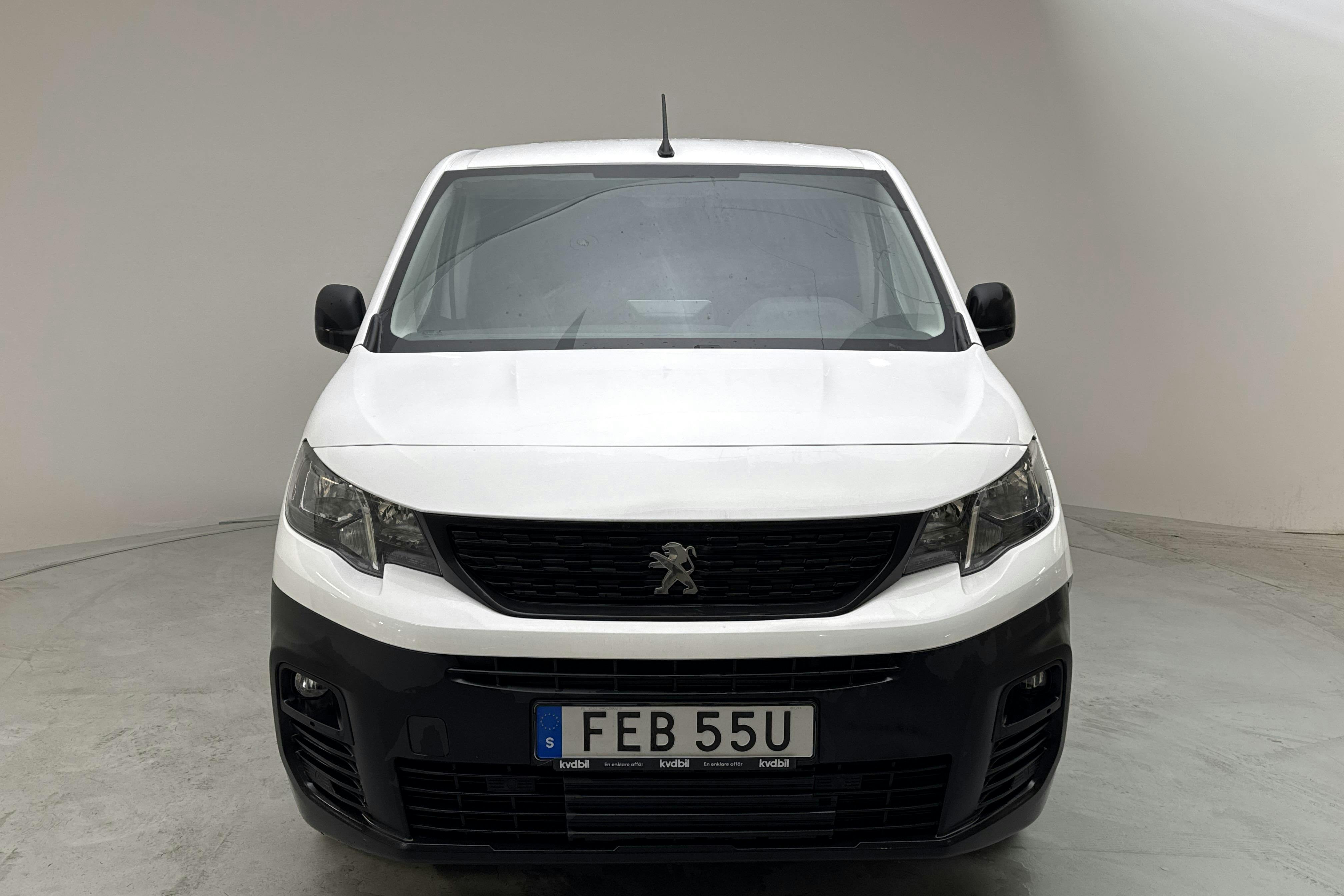 Peugeot Partner 1.5 HDI Skåp (75hk) - 12 801 mil - Manuell - vit - 2021