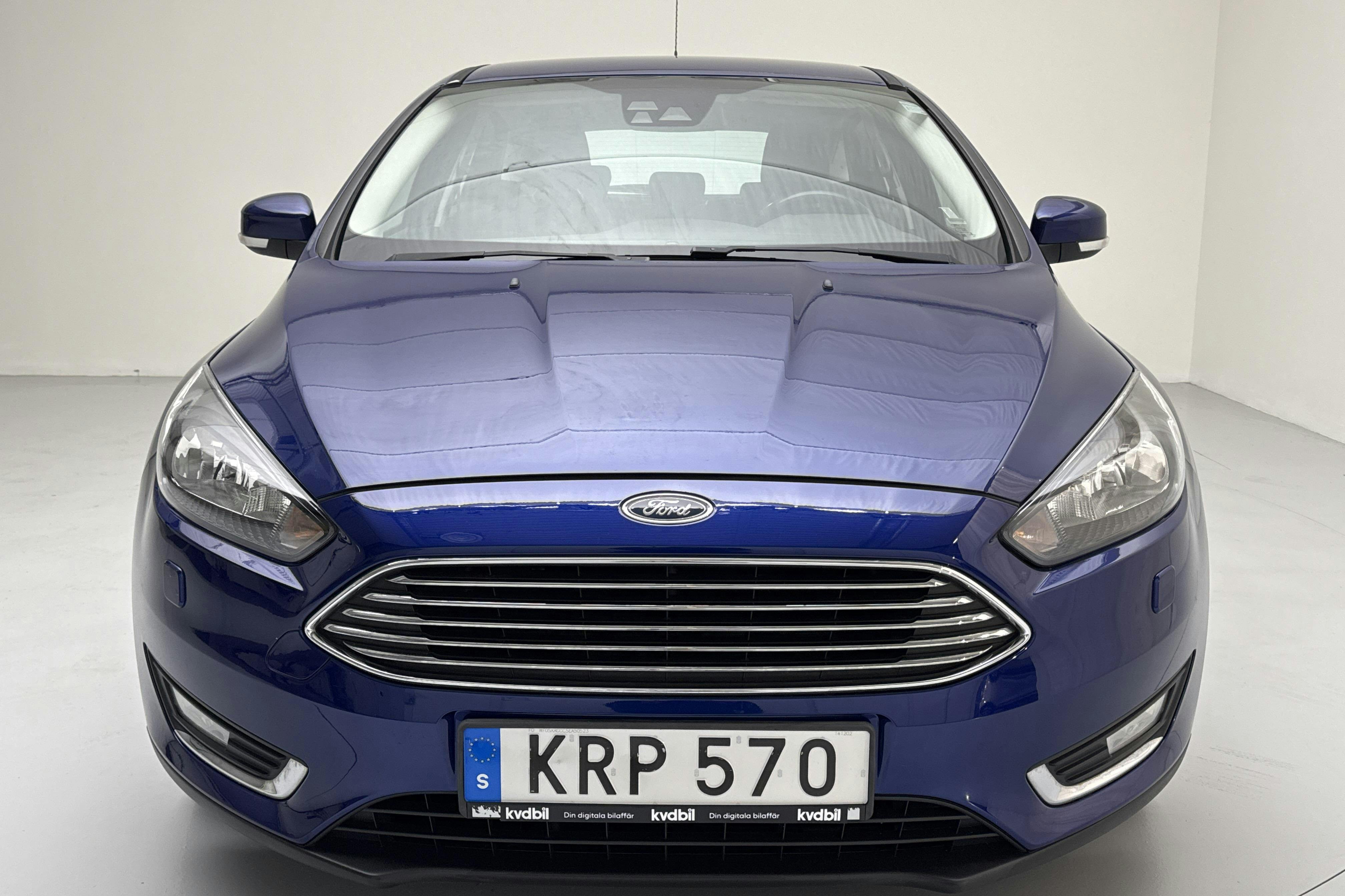 Ford Focus 1.0 EcoBoost 5dr (100hk) - 8 575 mil - Manuell - blå - 2015