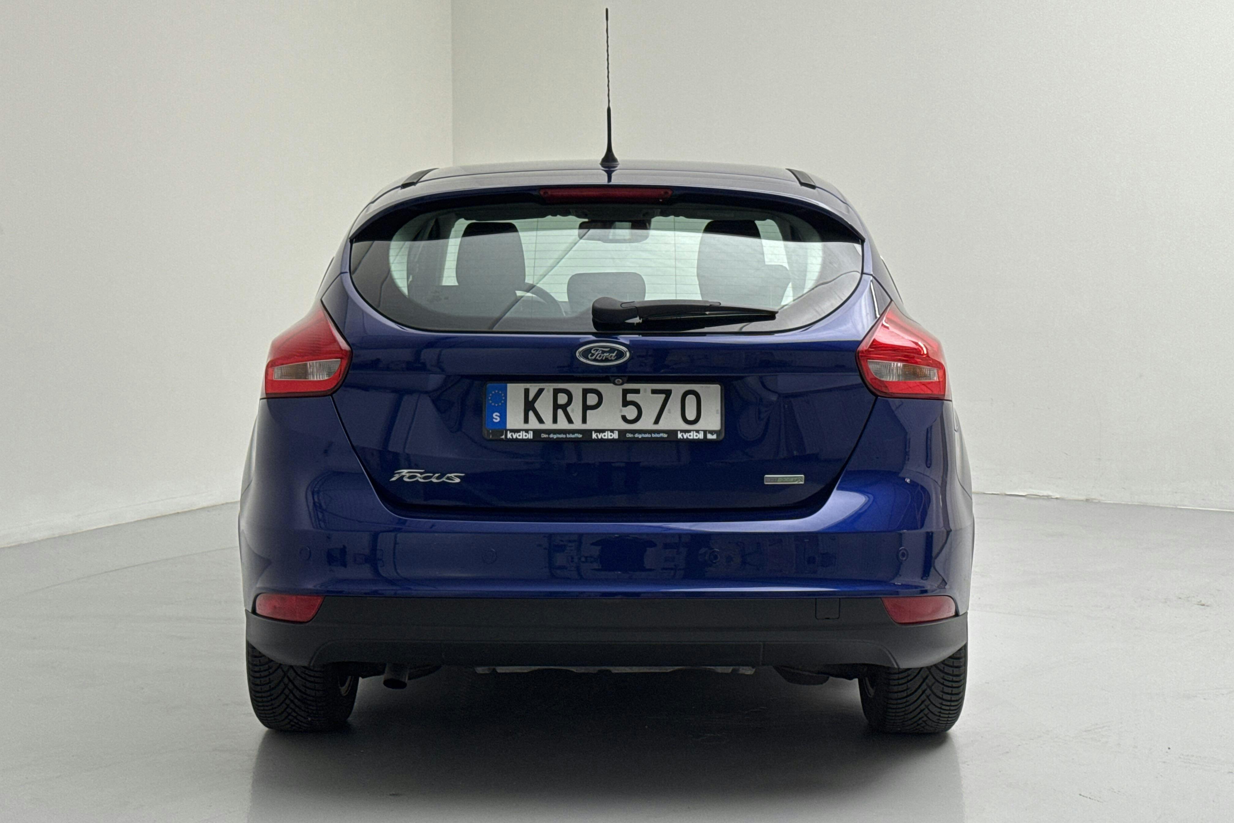 Ford Focus 1.0 EcoBoost 5dr (100hk) - 85 750 km - Manual - blue - 2015