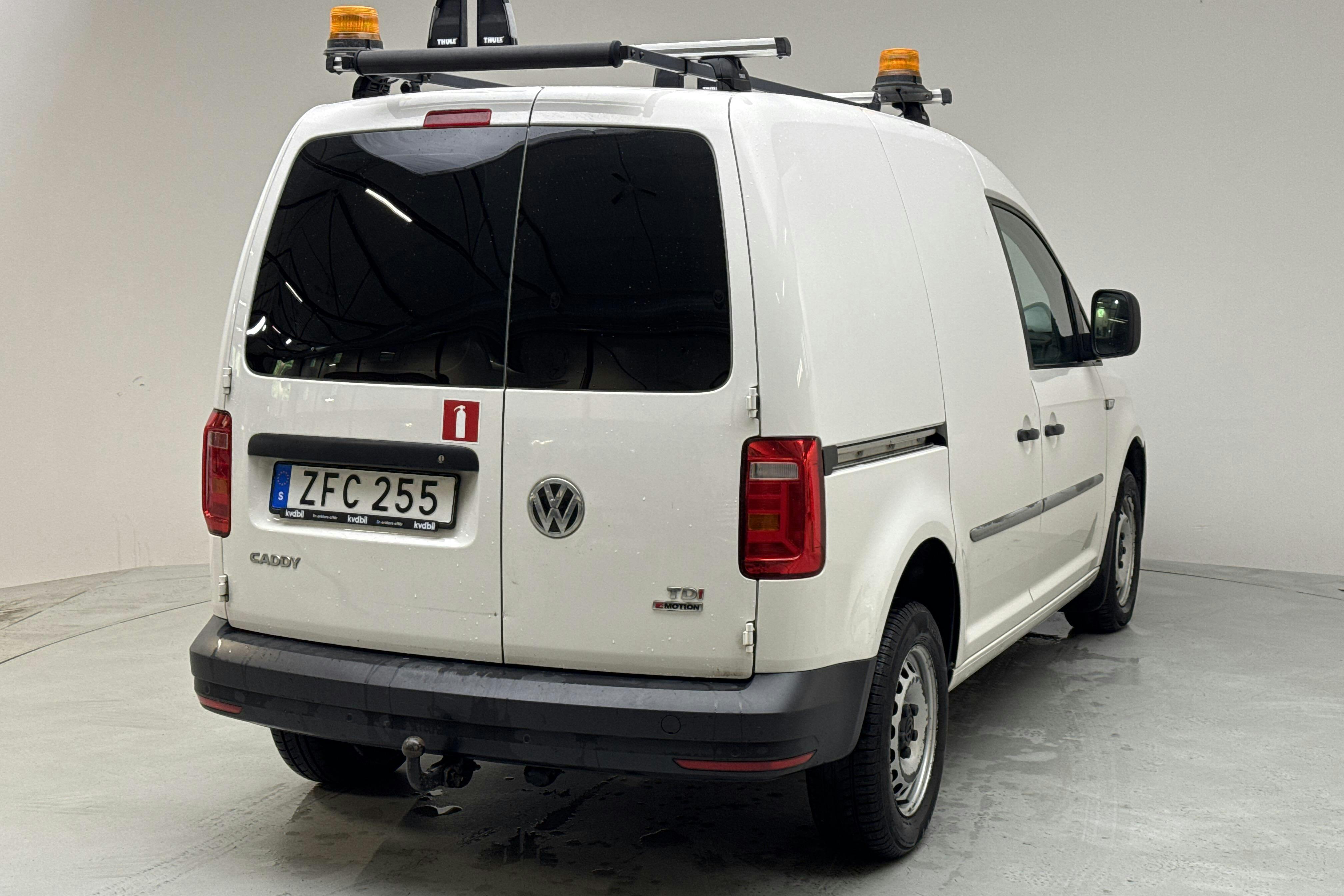 VW Caddy 2.0 TDI Skåp 4MOTION (122hk) - 14 873 mil - Manuell - vit - 2018