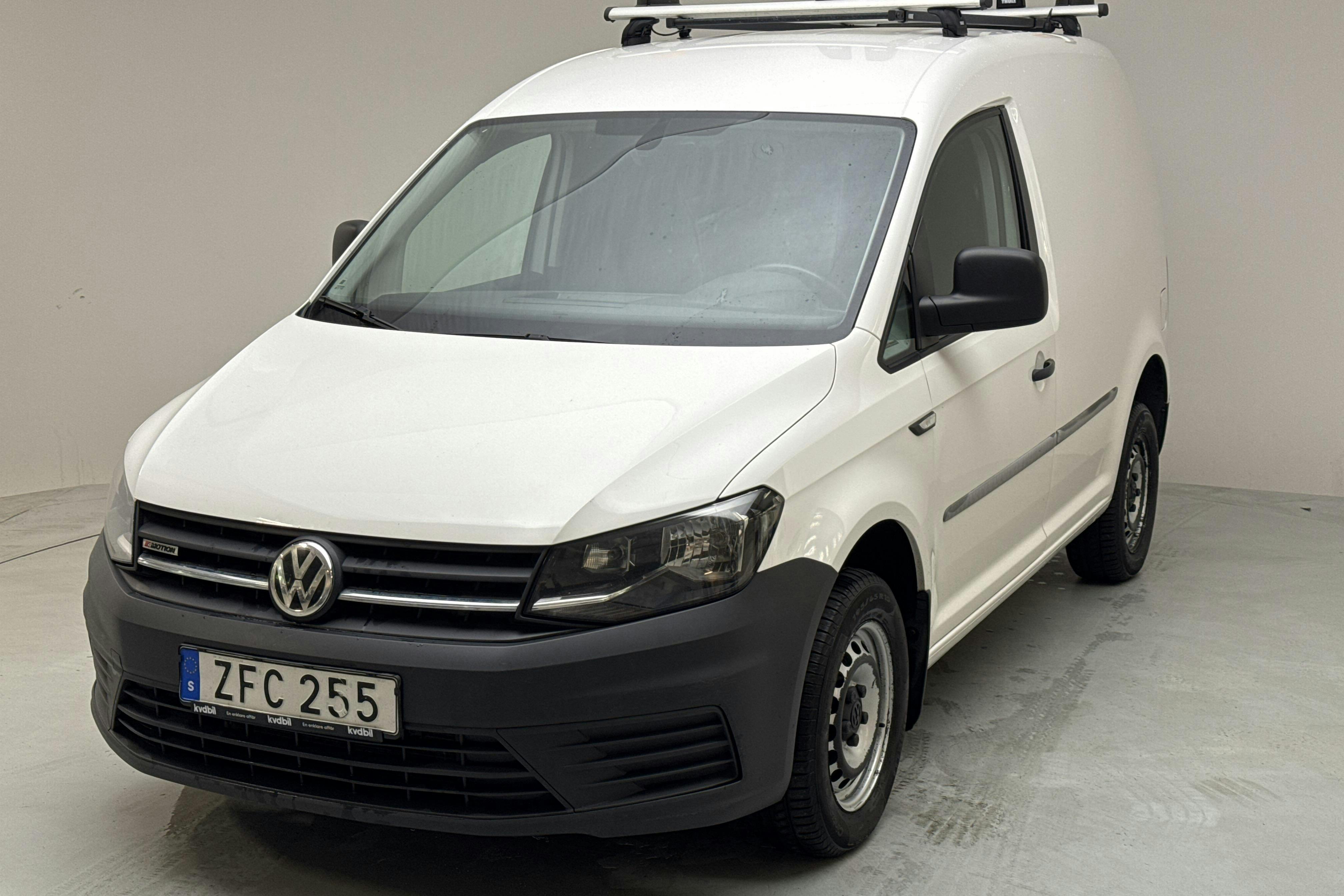 VW Caddy 2.0 TDI Skåp 4MOTION (122hk) - 14 873 mil - Manuell - vit - 2018