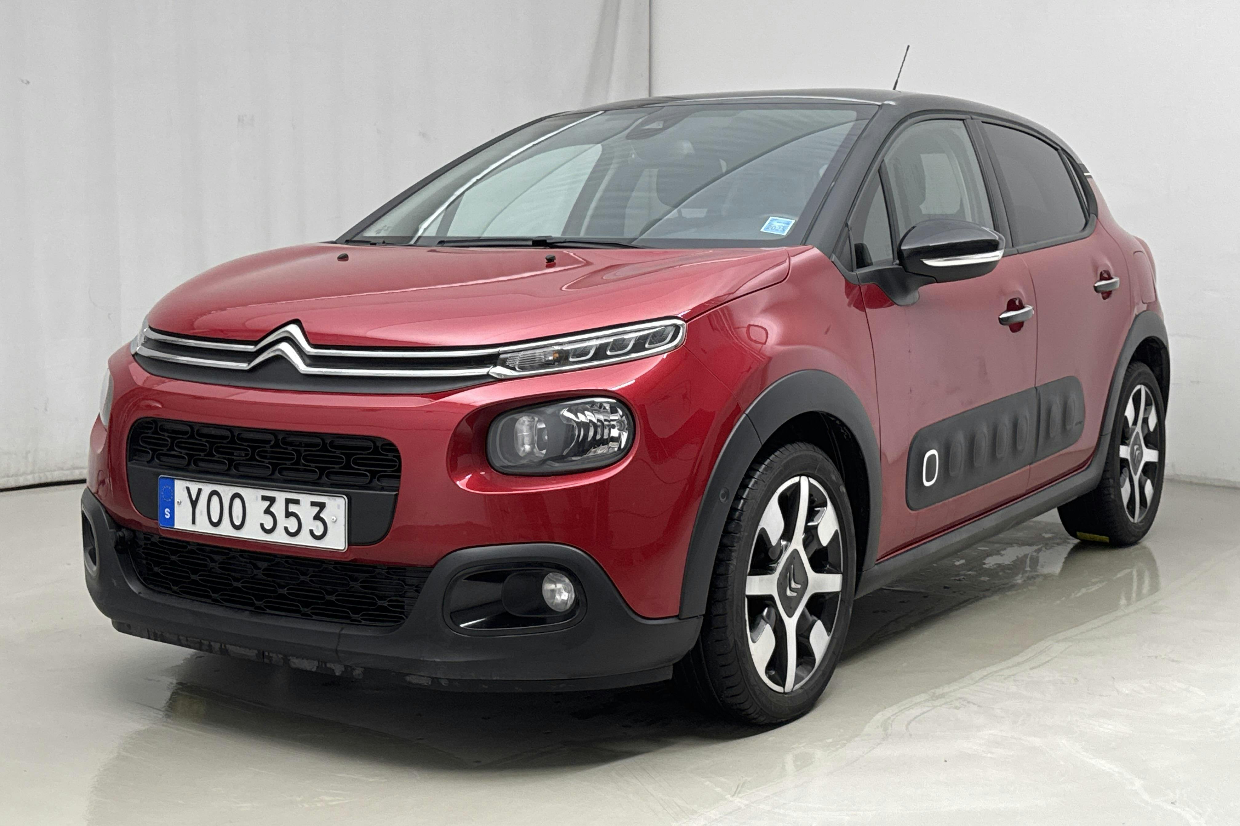 Citroën C3 PureTech (82hk) - 100 710 km - Manual - red - 2018