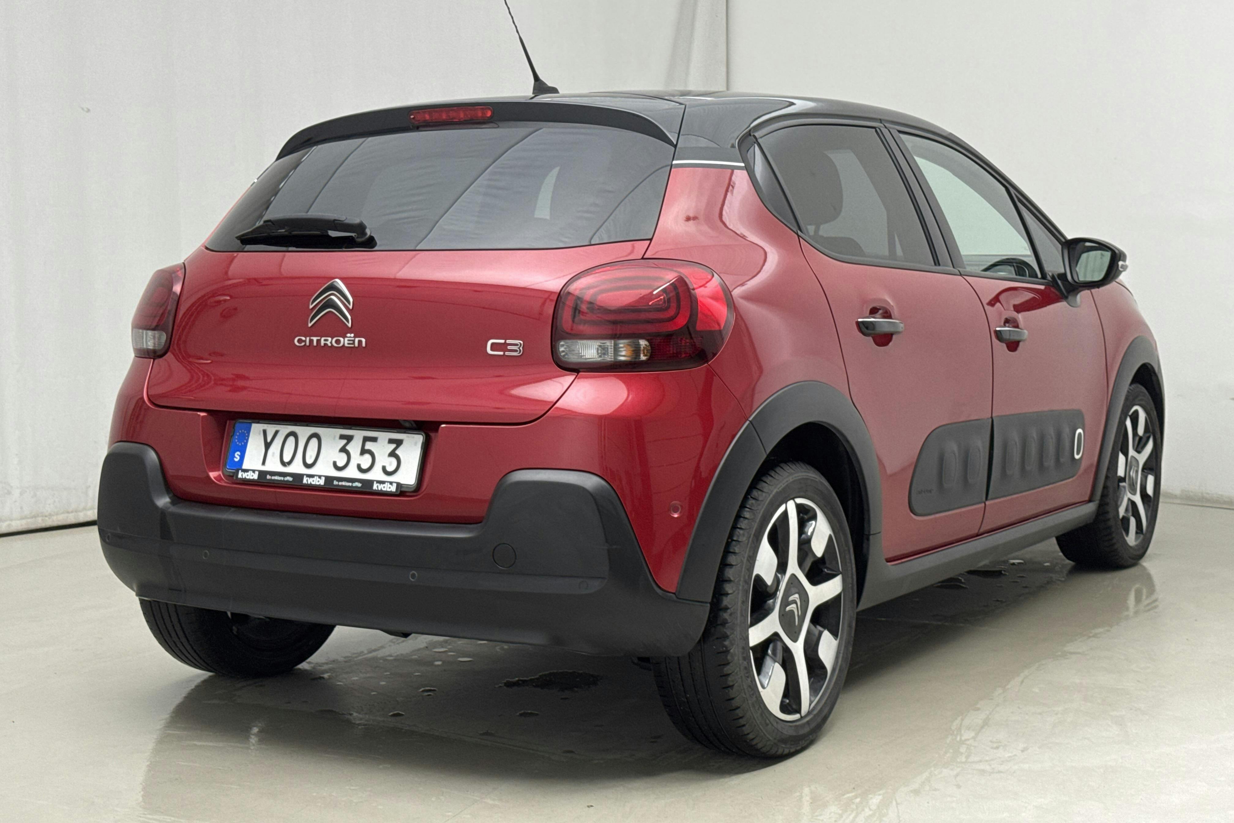 Citroën C3 PureTech (82hk) - 100 710 km - Manual - red - 2018