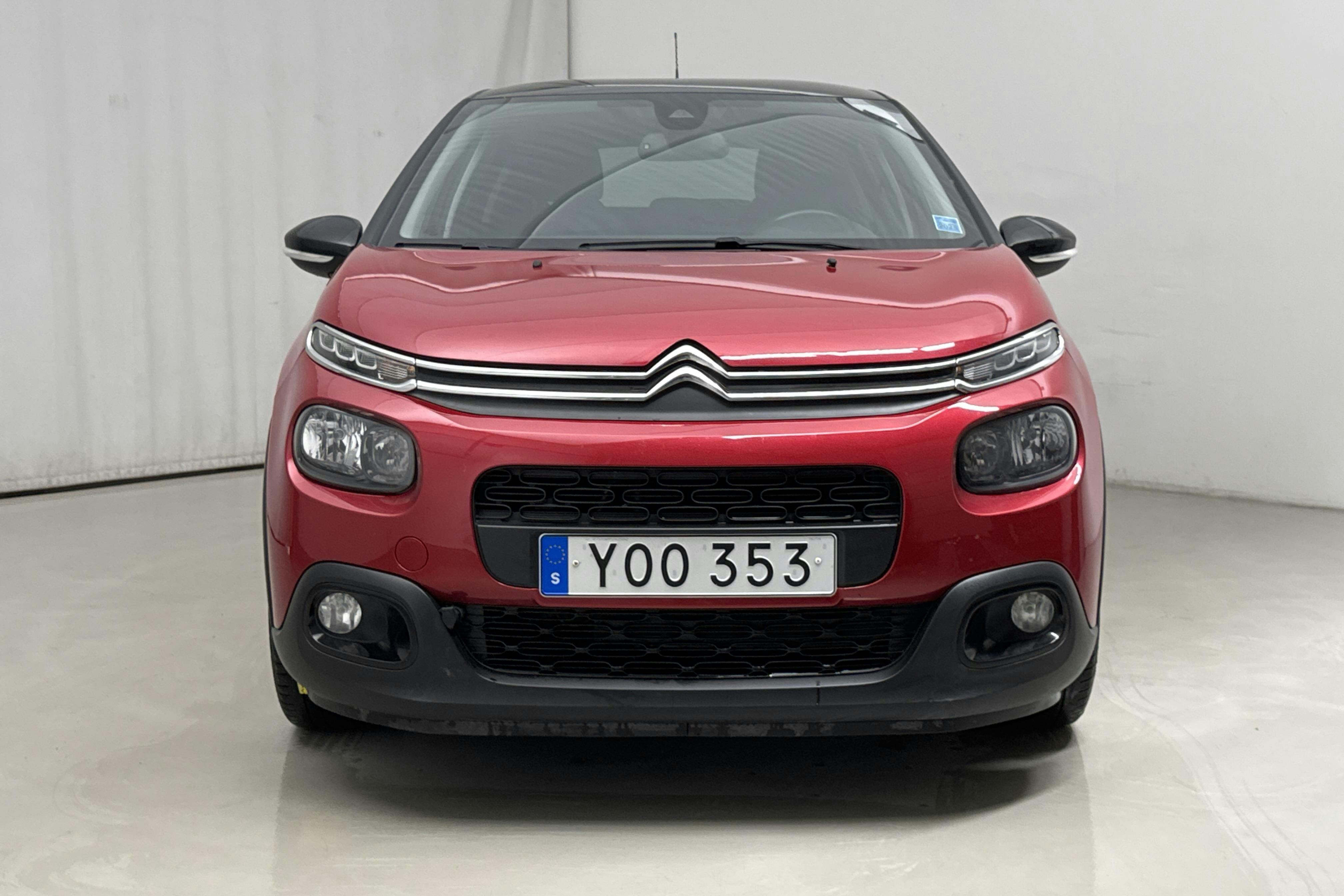 Citroën C3 PureTech (82hk) - 100 710 km - Manual - red - 2018
