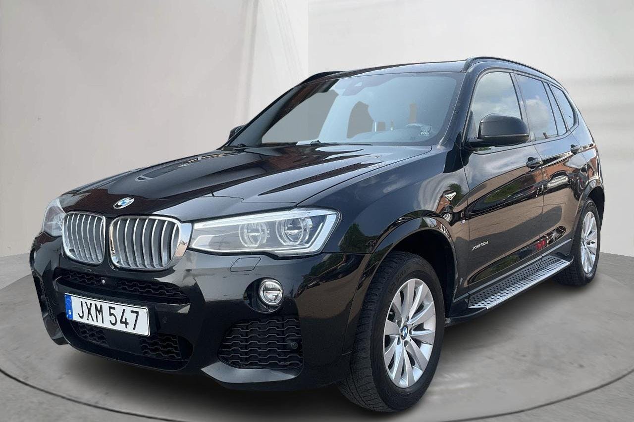 BMW X3 xDrive30d, F25 (258hk) - 16 533 mil - Automat - svart - 2017