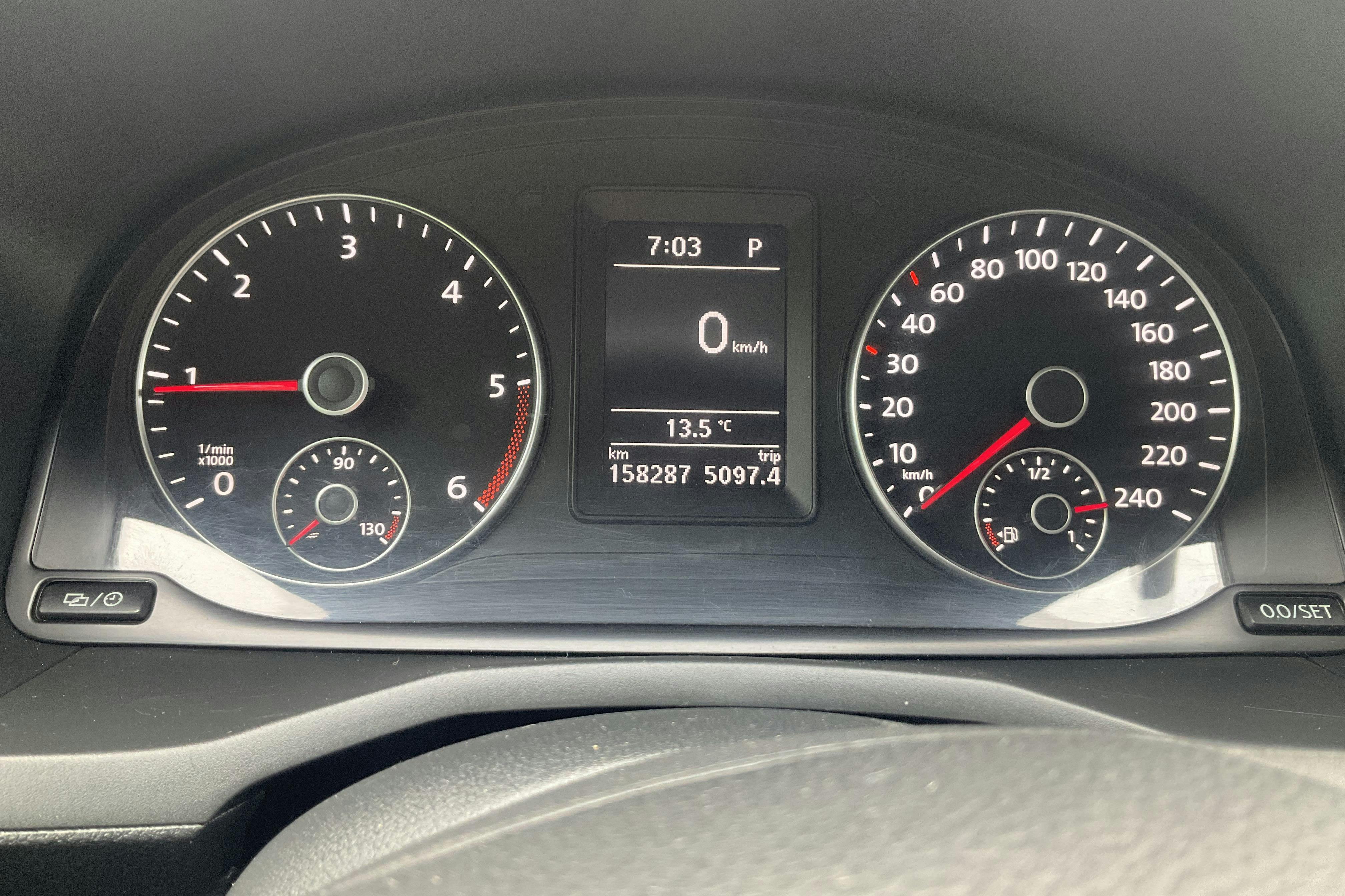 VW Caddy Combi 2.0 TDI (102hk) - 158 290 km - Automatic - white - 2017