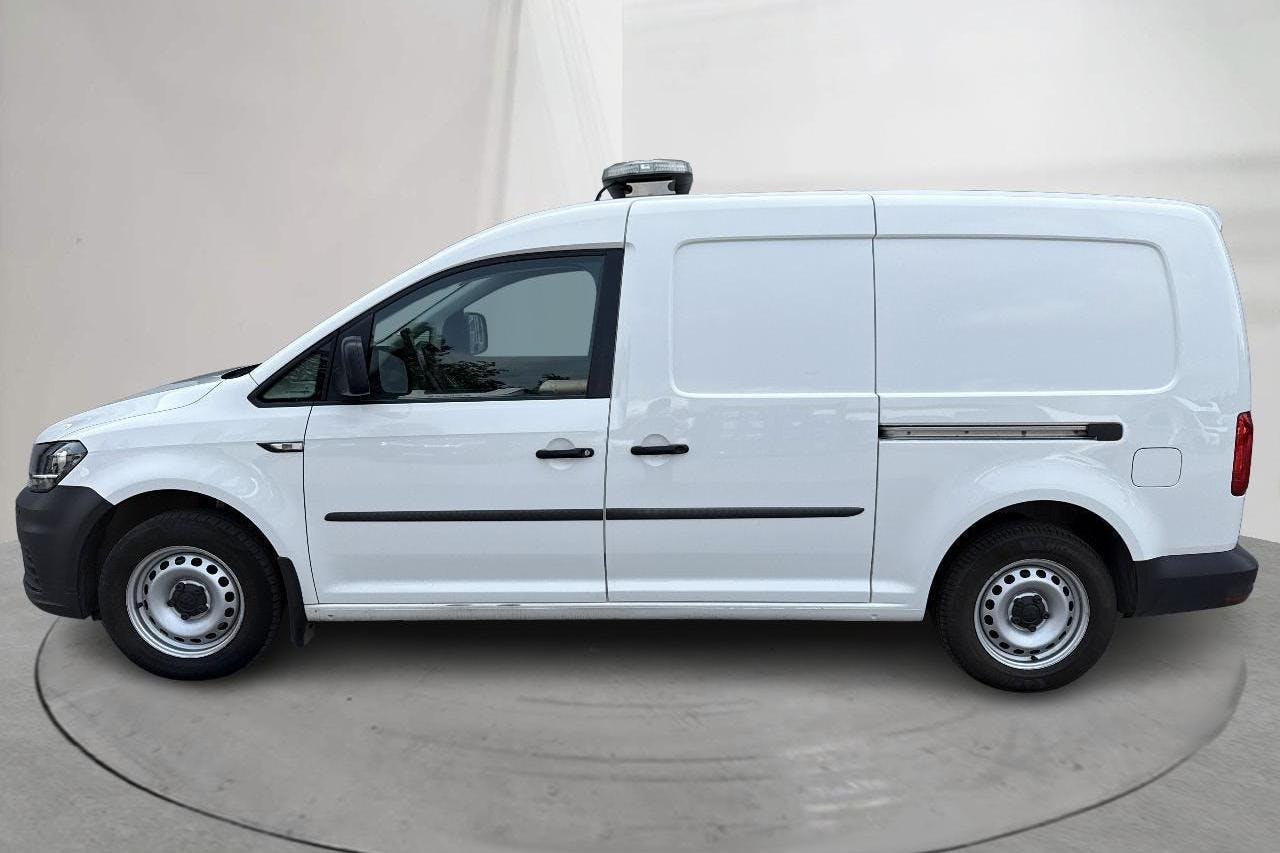 Presentationsfoto 2 av 15: VW Caddy 1.4 TGI Maxi Skåp (110hk) - 6 067 mil - Automat - vit - 2018