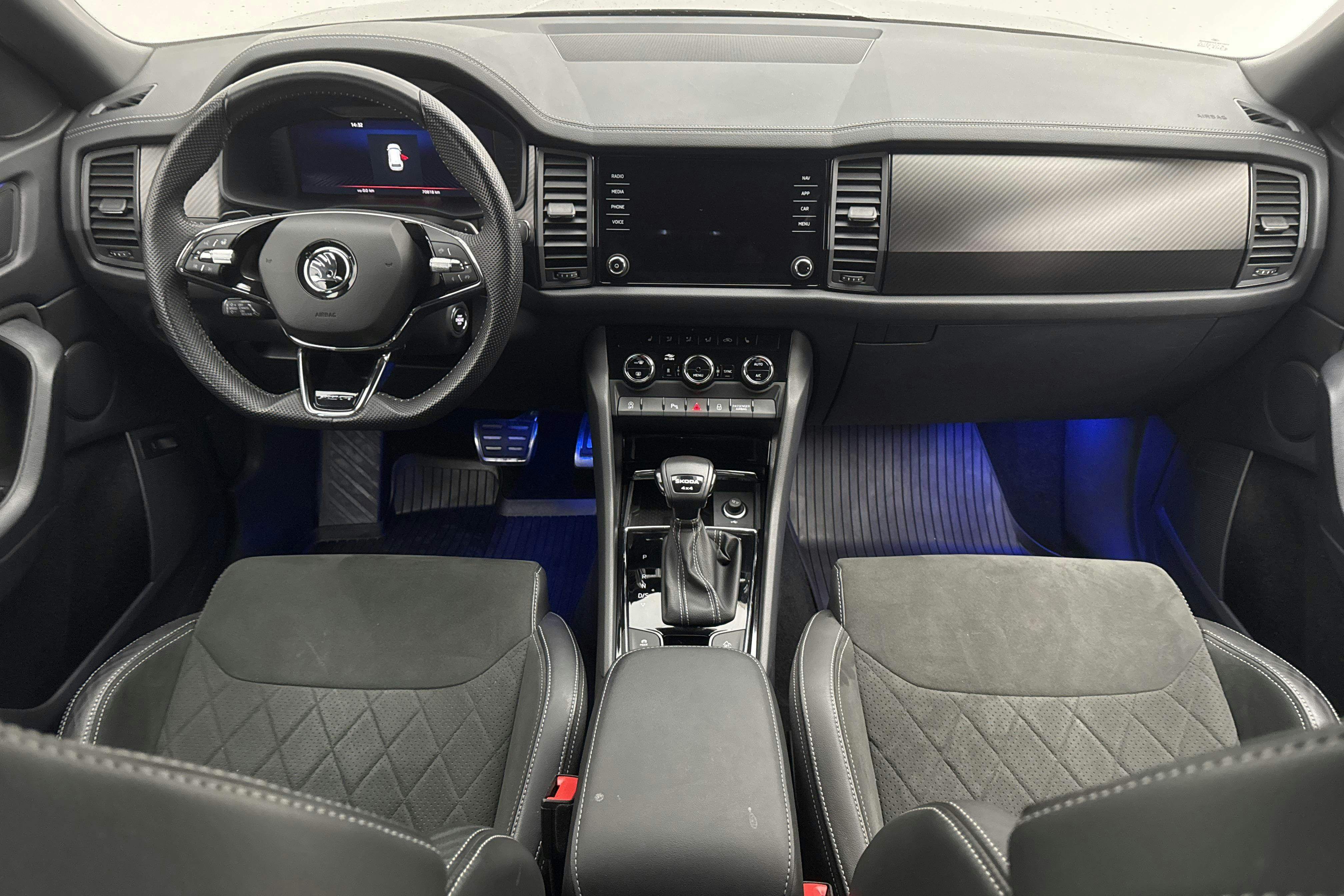 Skoda Kodiaq 2.0 TDI 4X4 (200hk) - 70 820 km - Automaatne - must - 2023