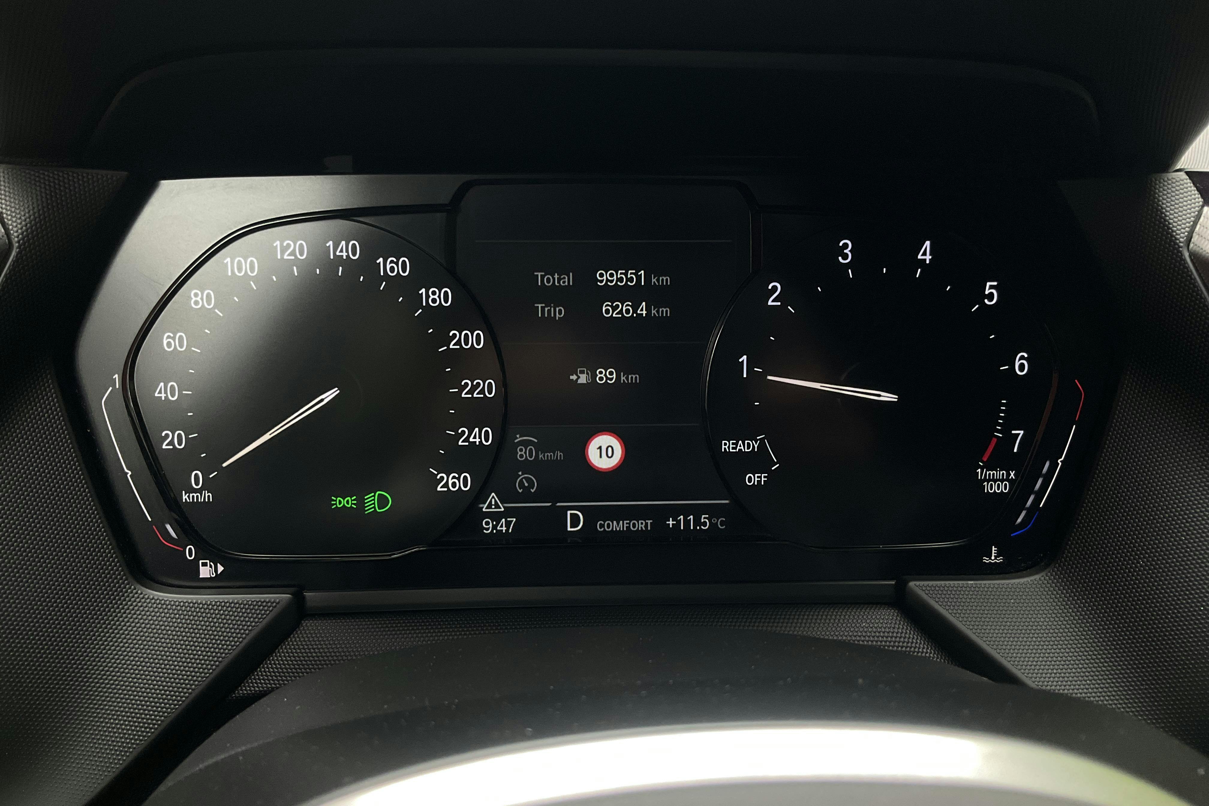 BMW 118i 5dr, F40 (140hk) - 9 955 mil - Automat - blå - 2021