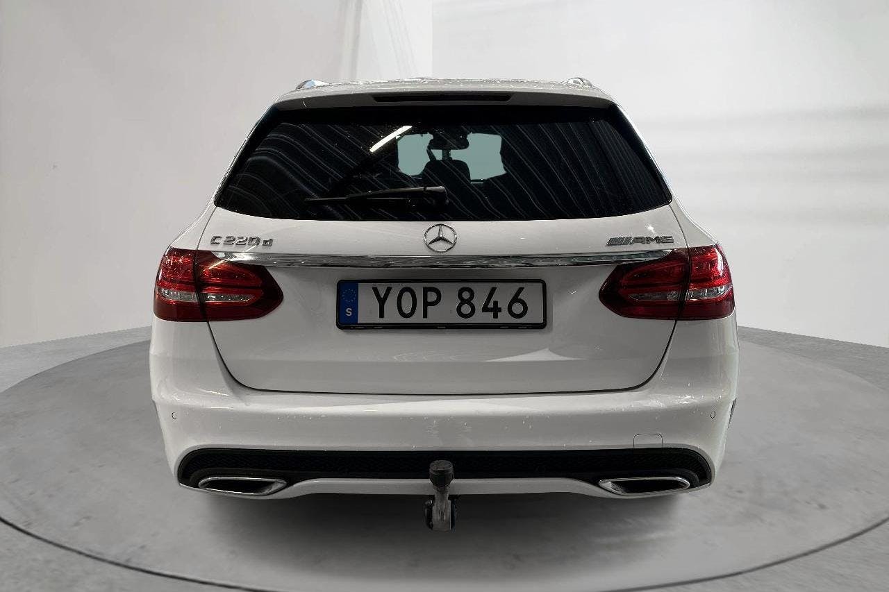 Mercedes C 220 d Kombi S205 (170hk) - 12 655 mil - Automat - vit - 2018