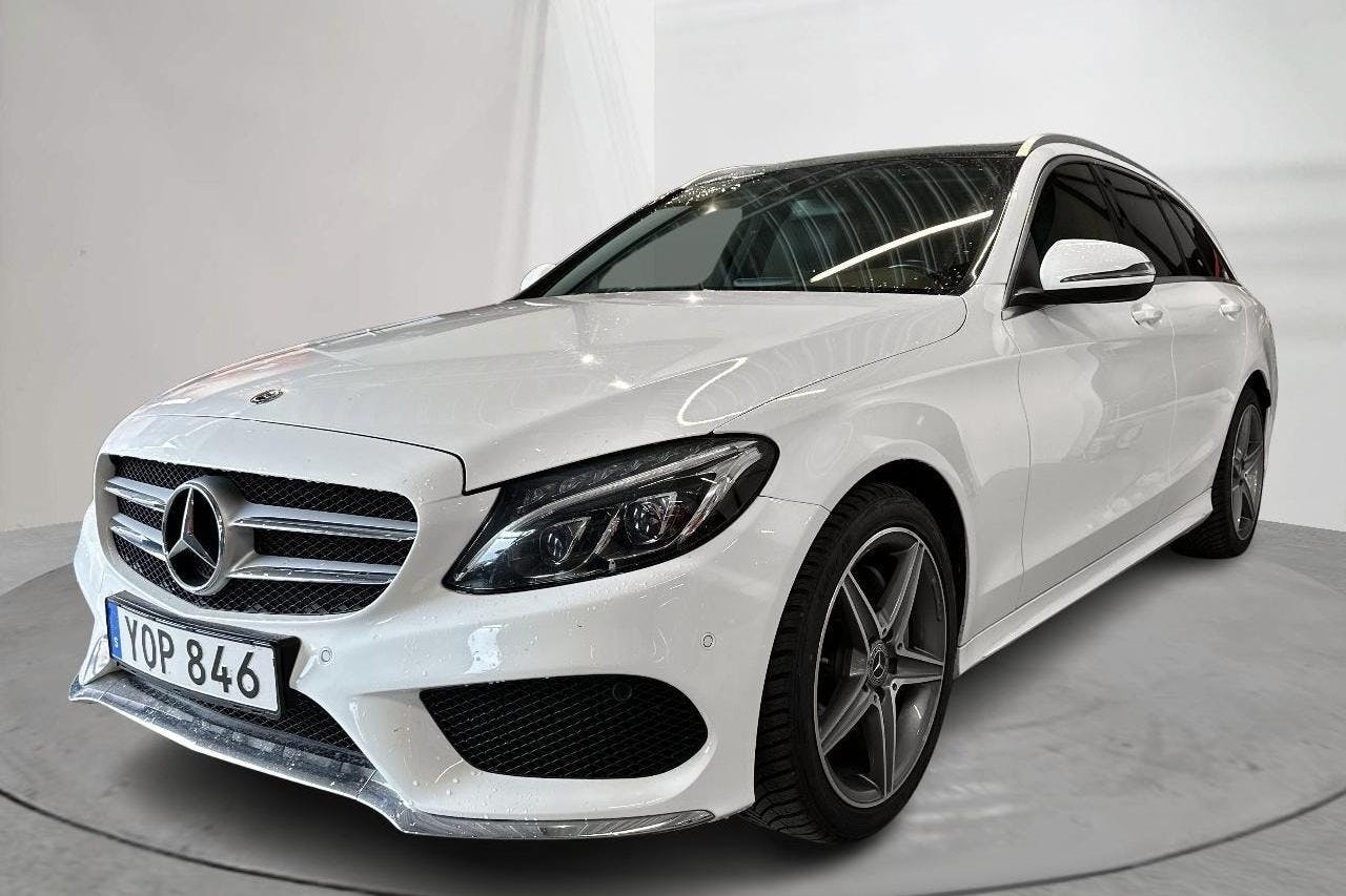 Mercedes C 220 d Kombi S205 (170hk) - 12 655 mil - Automat - vit - 2018