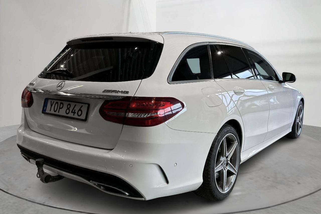 Mercedes C 220 d Kombi S205 (170hk) - 126 550 km - Automatic - white - 2018