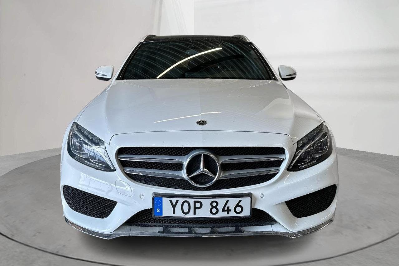 Mercedes C 220 d Kombi S205 (170hk) - 126 550 km - Automatic - white - 2018