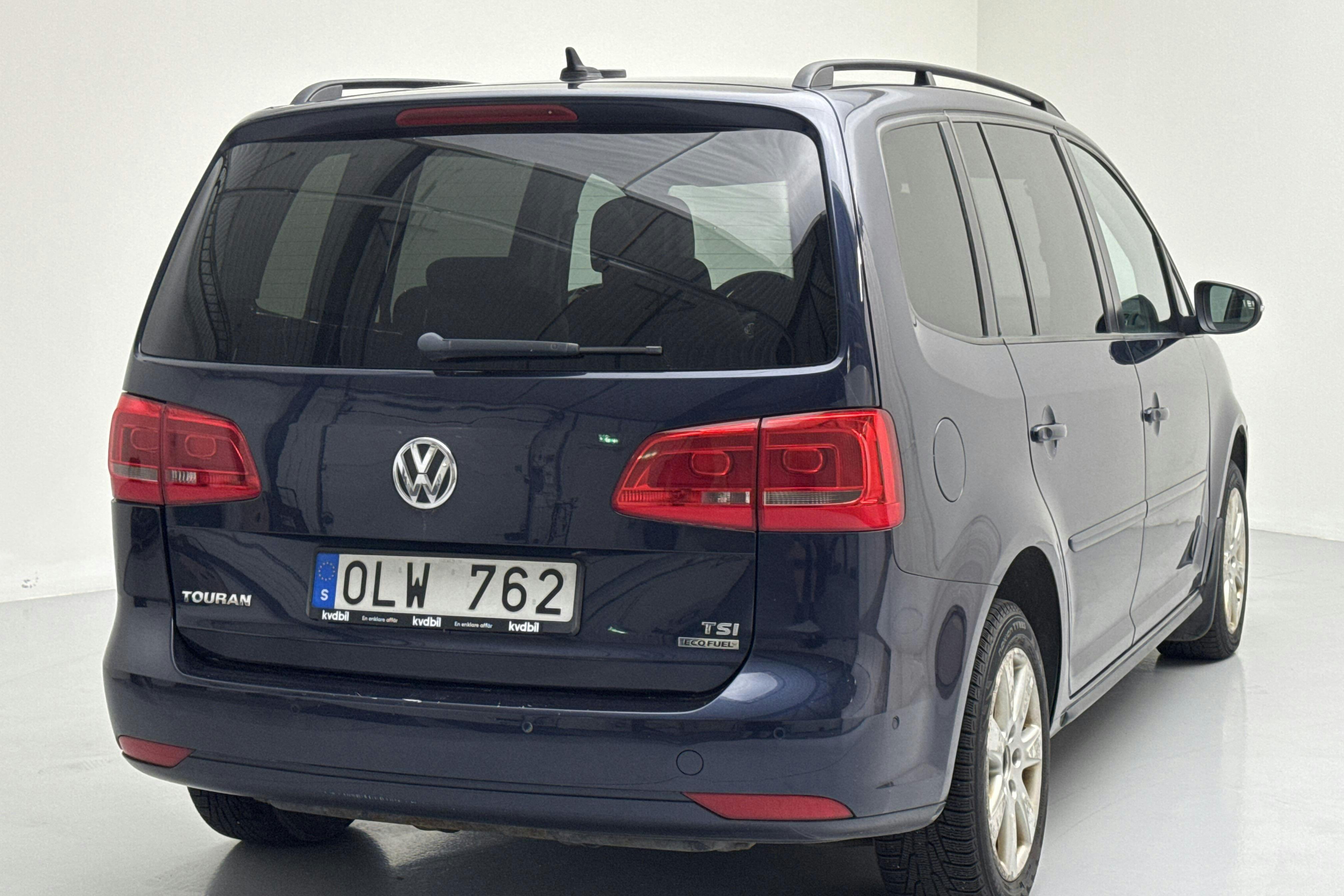VW Touran 1.4 TGI EcoFuel (150hk) - 62 666 mil - Automat - Dark Blue - 2014
