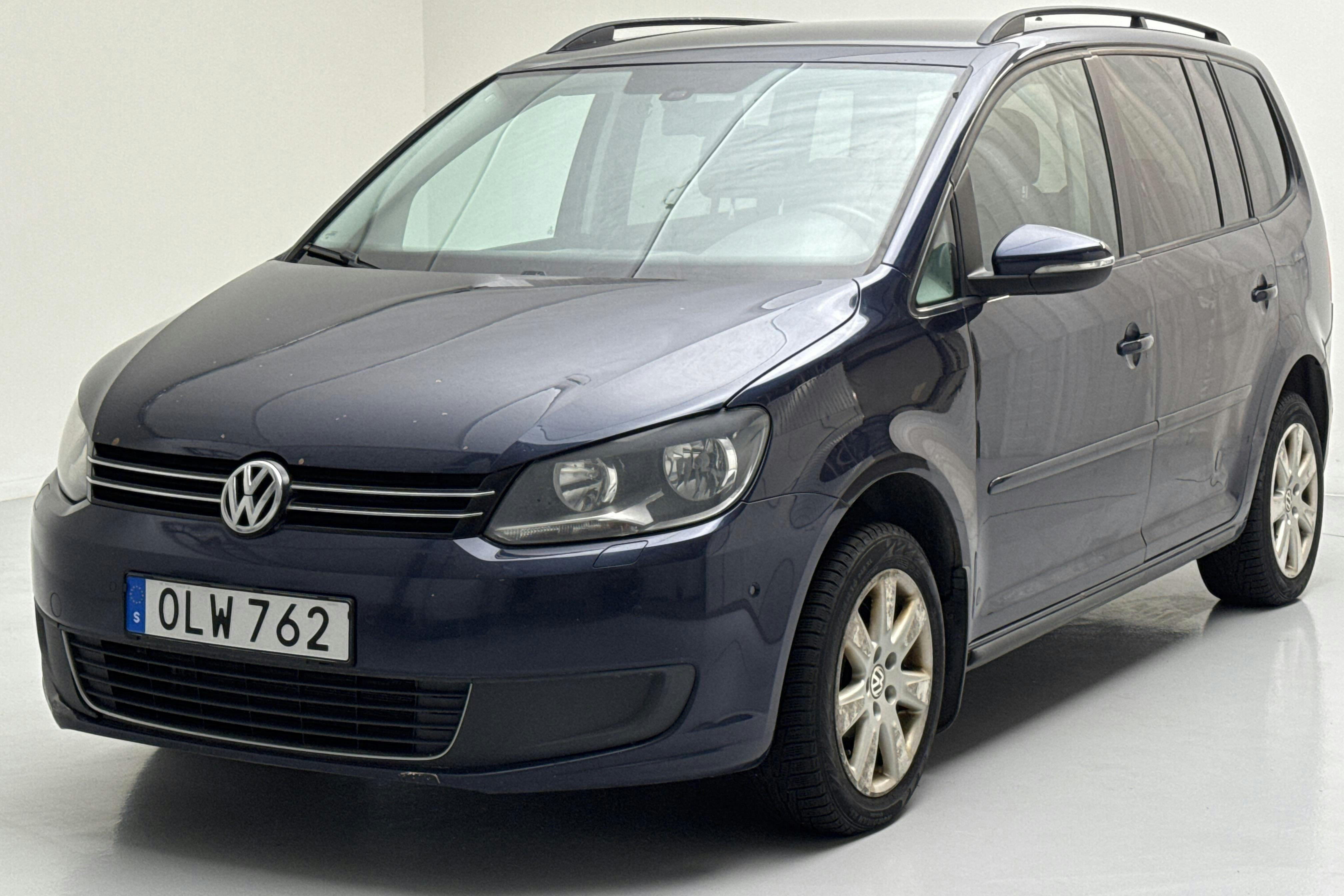 VW Touran 1.4 TGI EcoFuel (150hk) - 62 666 mil - Automat - Dark Blue - 2014