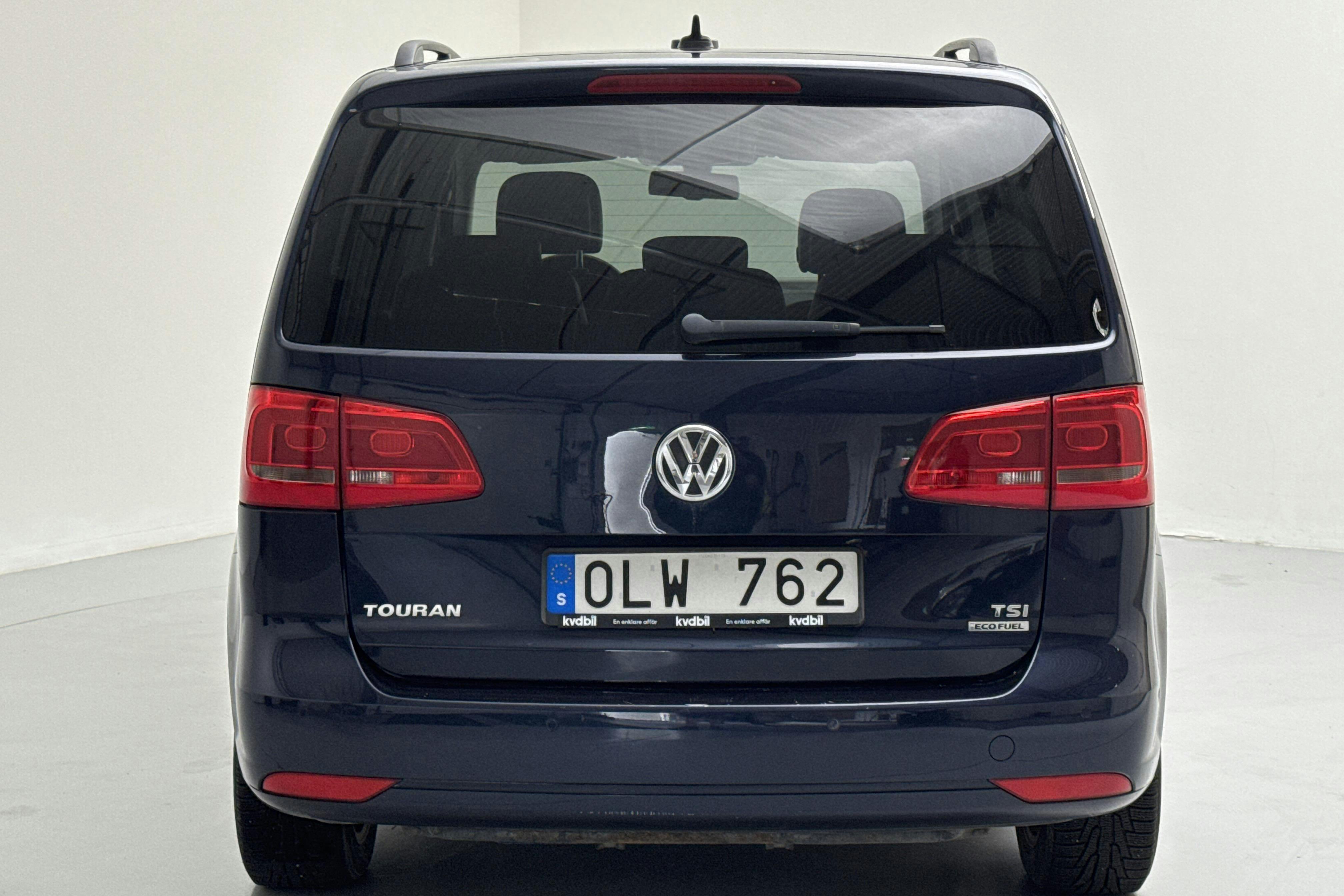 VW Touran 1.4 TGI EcoFuel (150hk) - 62 666 mil - Automat - Dark Blue - 2014