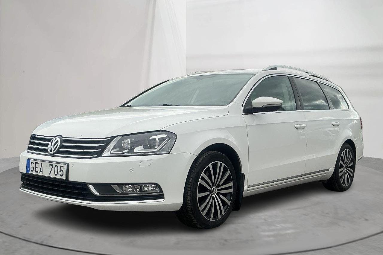 VW Passat 1.4 TSI EcoFuel Variant (150hk) - 20 369 mil - Automat - vit - 2014
