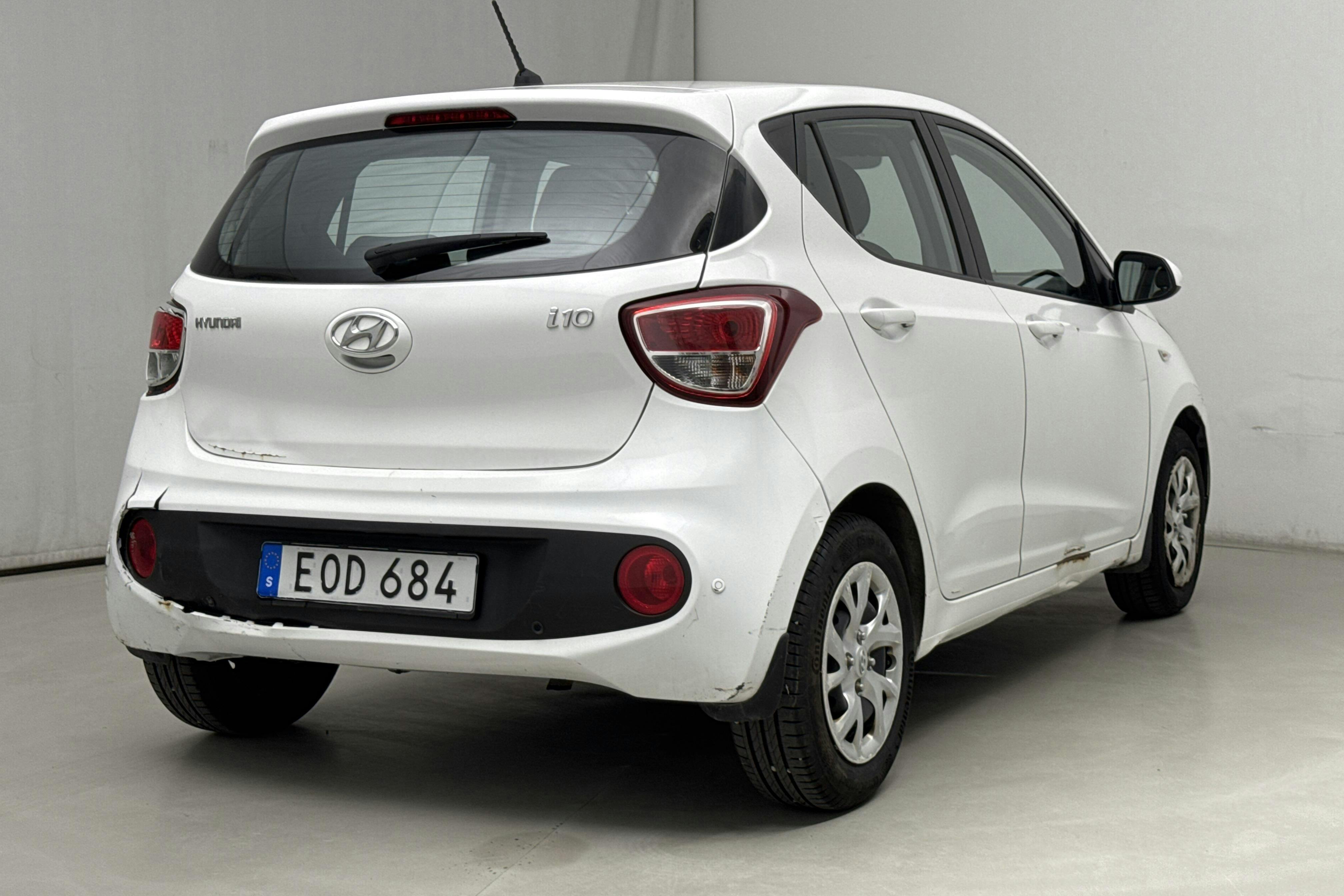 Hyundai i10 1.0 (66hk) - 12 752 mil - Automat - vit - 2018