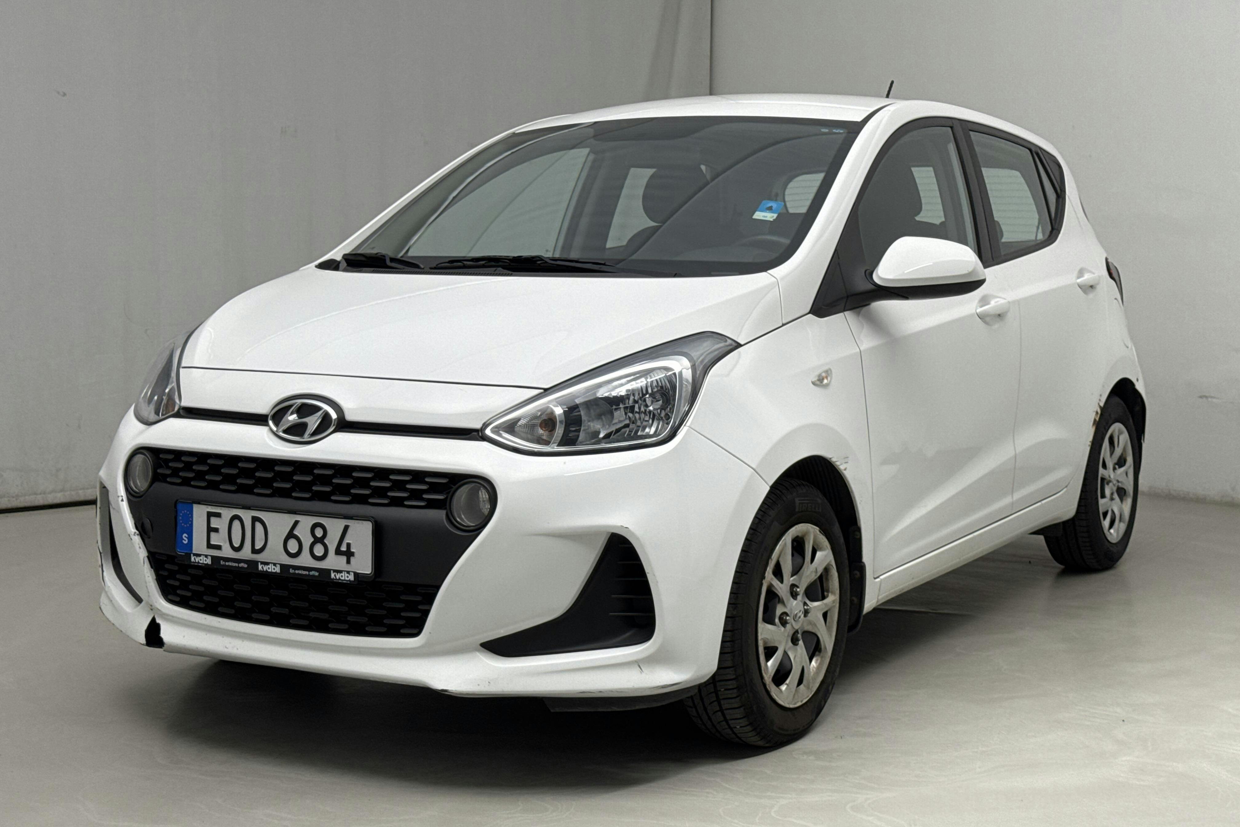 Hyundai i10 1.0 (66hk) - 12 752 mil - Automat - vit - 2018