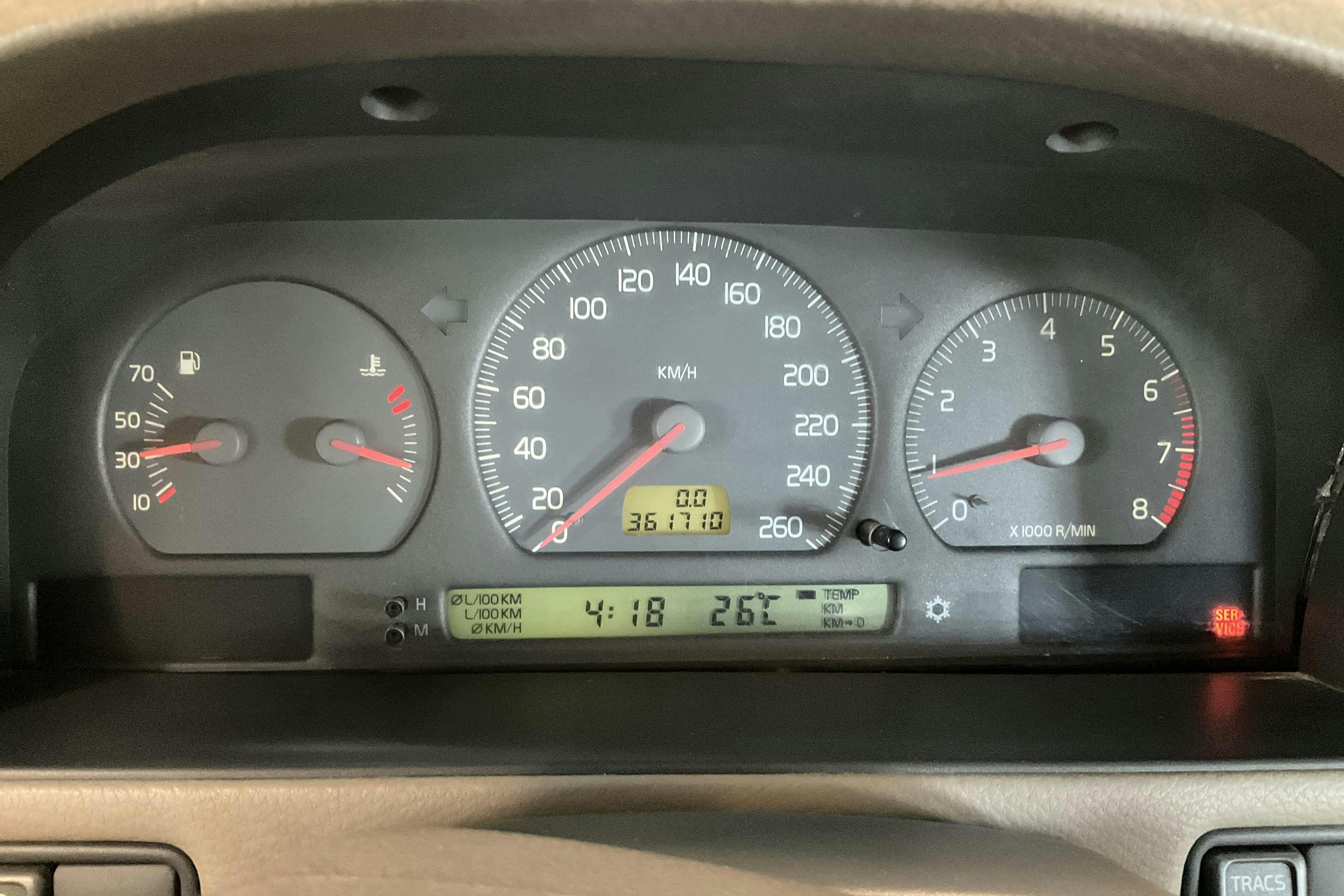 Esitlusfoto 10 aadressil 10: Volvo V70 2.5 (170hk) - 361 710 km - Automaatne - Light Grey - 1997