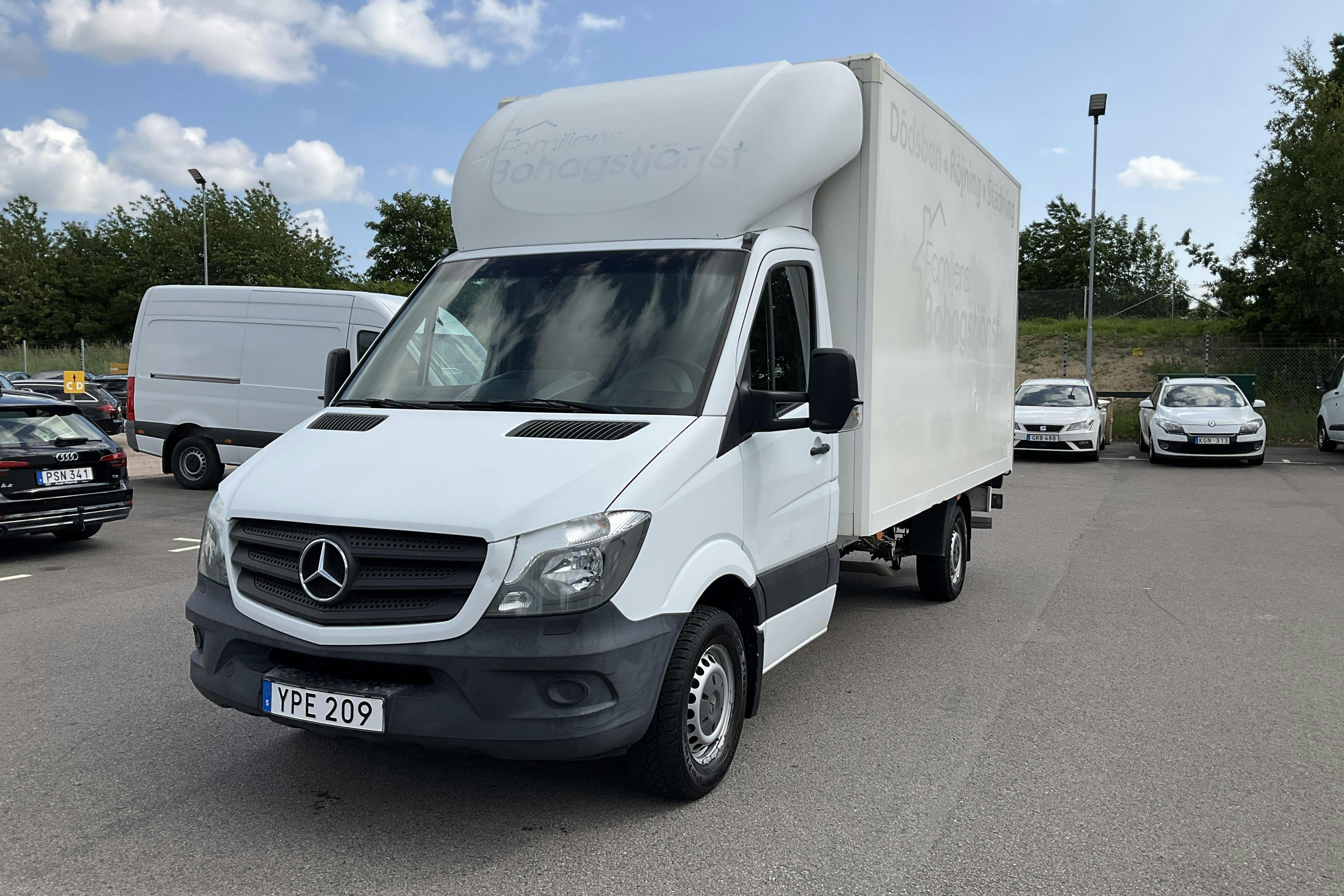 Mercedes Sprinter 316 CDI Volymskåp (163hk) - 9 225 mil - Automat - vit - 2018