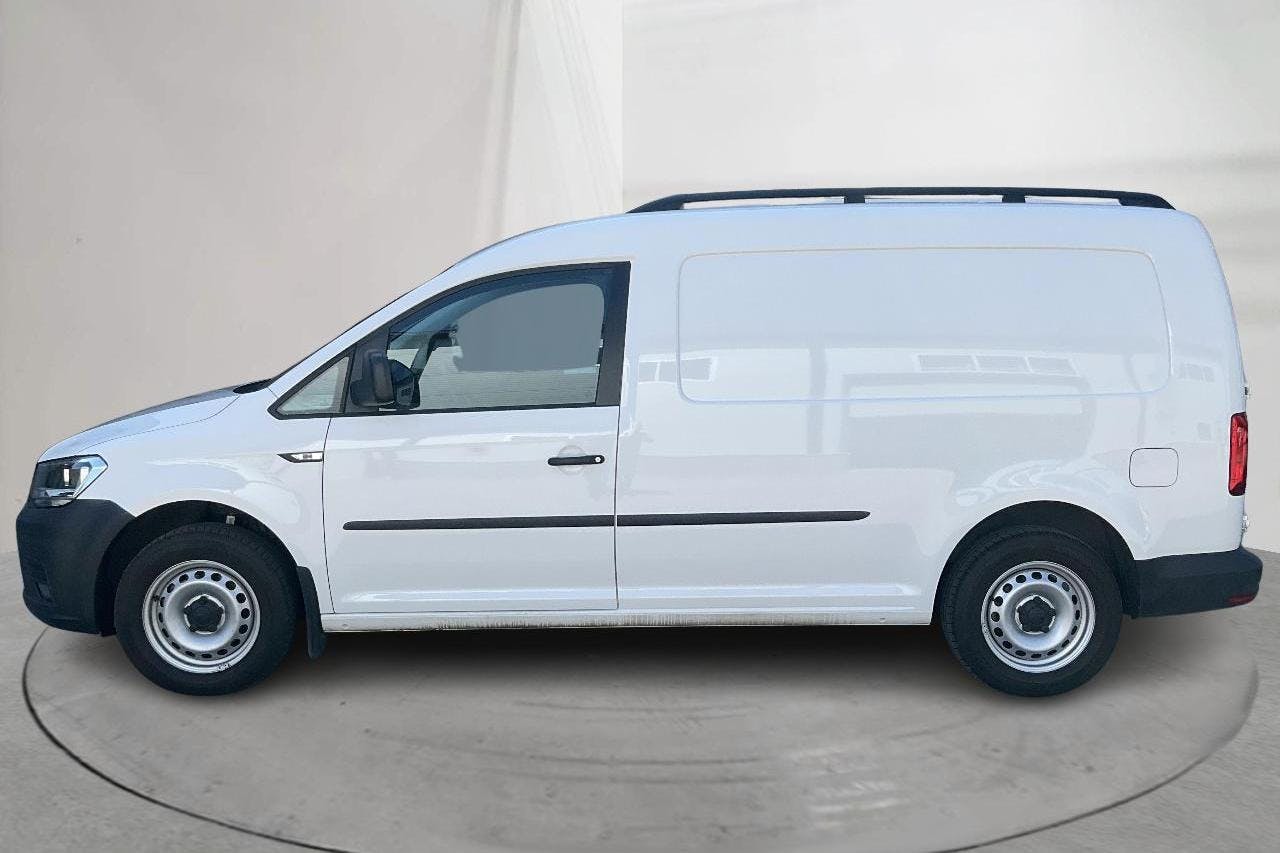 Presentation photo 2 of 12: VW Caddy 2.0 TDI Maxi Skåp (102hk) - 25 000 km - Automatic - white - 2020