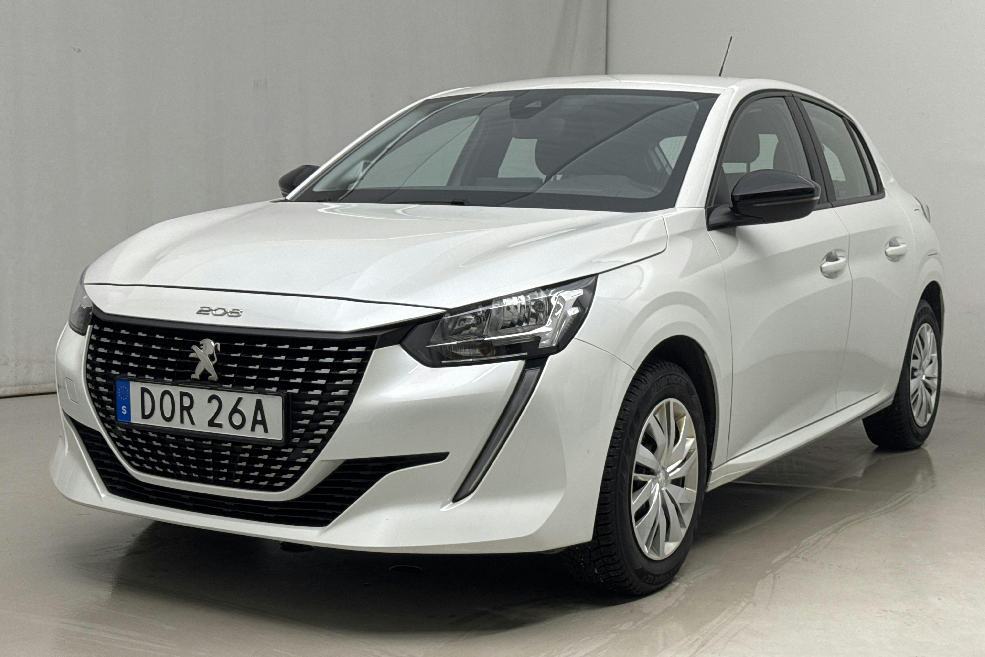 Peugeot 208 1.2 PureTech 5dr (75hk) - 3 408 mil - Manuell - vit - 2022