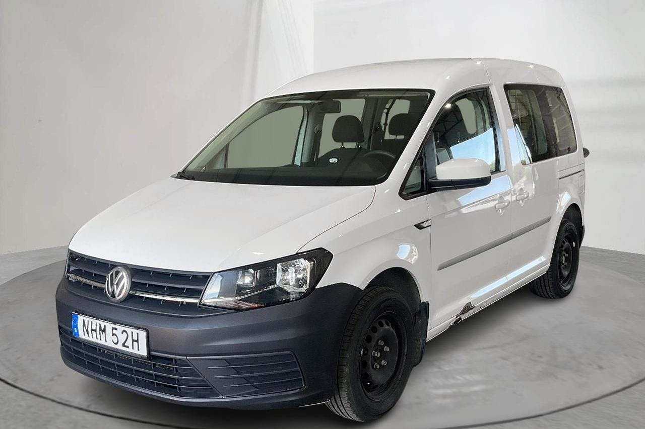 VW Caddy Life 2.0 TDI Skåp (75hk) - 7 912 mil - Manuell - vit - 2019