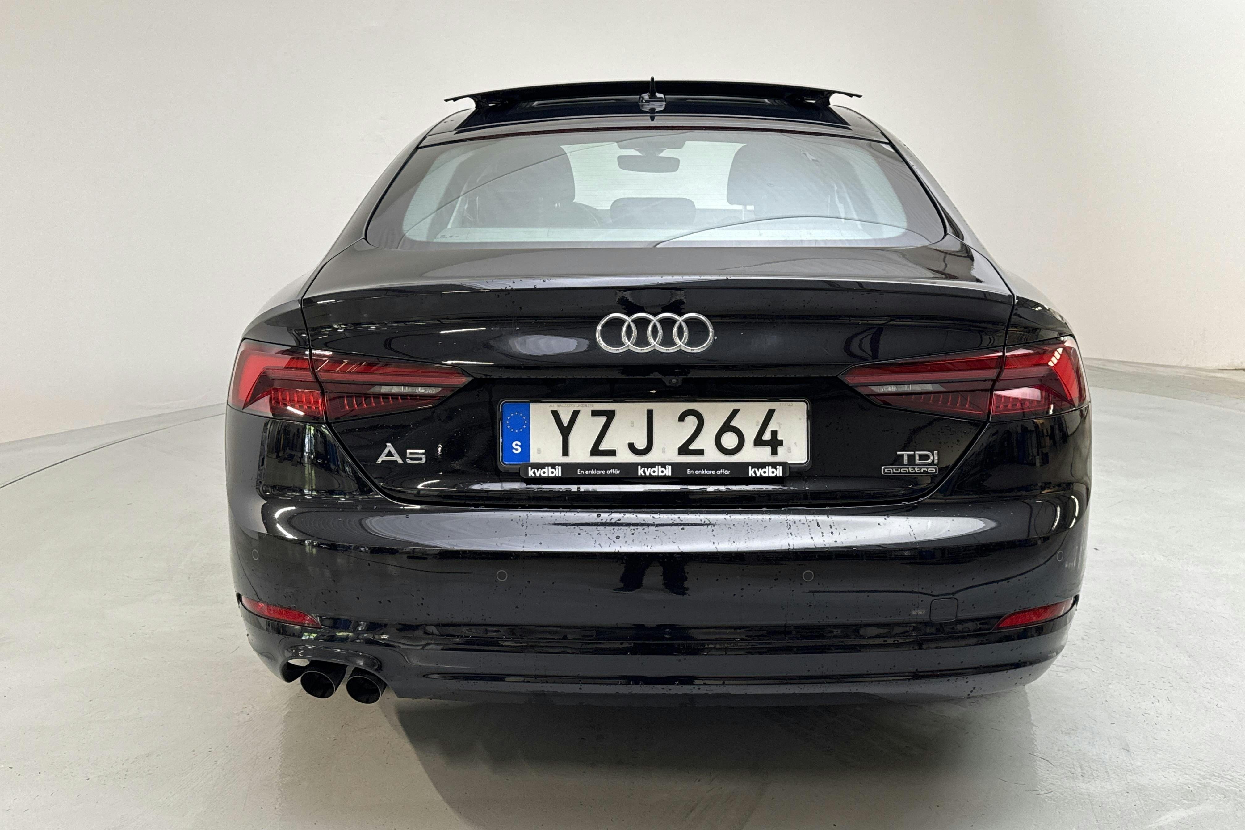 Audi A5 2.0 TDI Sportback quattro (190hk) - 127 400 km - Automatic - black - 2018