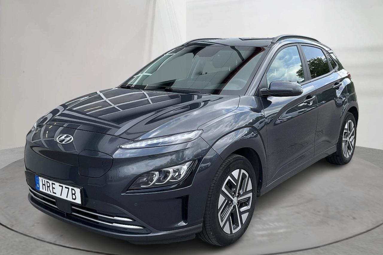 Hyundai Kona Electric 64kWh (204hk) - 8 284 mil - Automat - grå - 2021