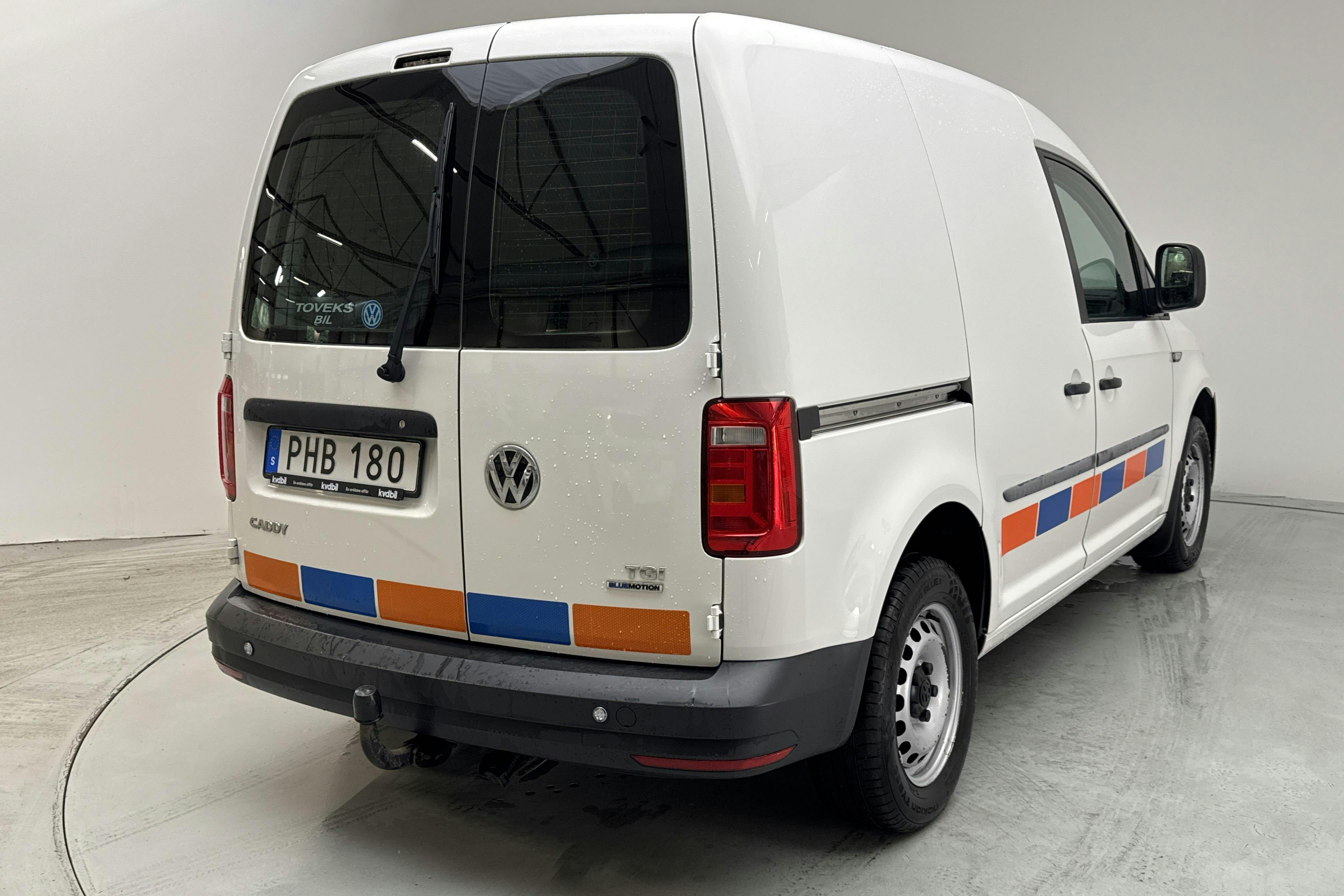 VW Caddy 1.4 TGI Skåp (110hk) - 10 795 mil - Manuell - vit - 2017