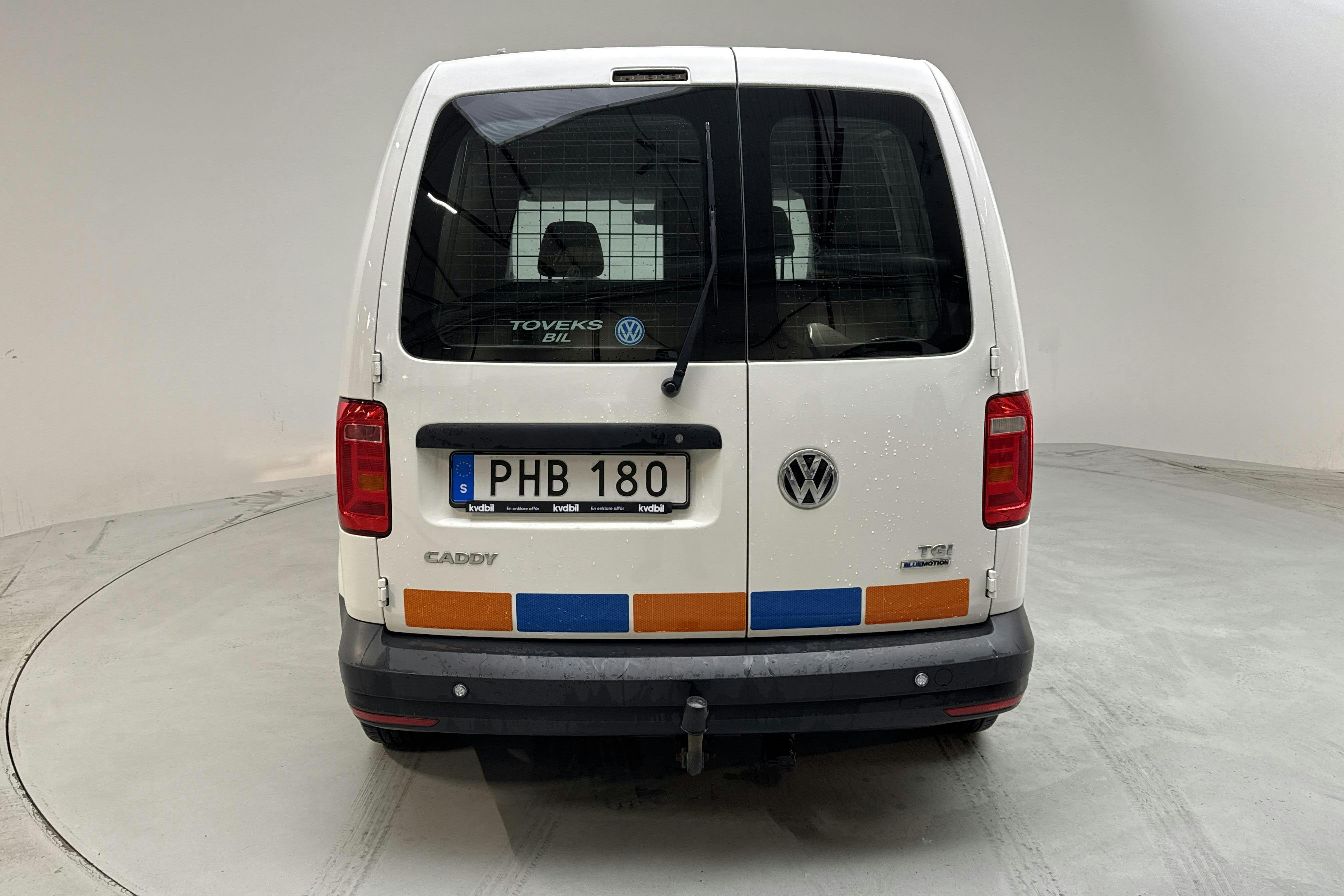VW Caddy 1.4 TGI Skåp (110hk) - 10 795 mil - Manuell - vit - 2017